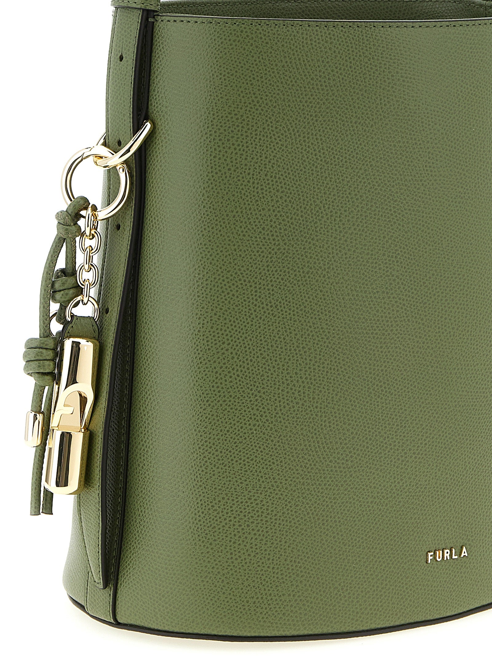 Furla Green Roxie Bucket Bag