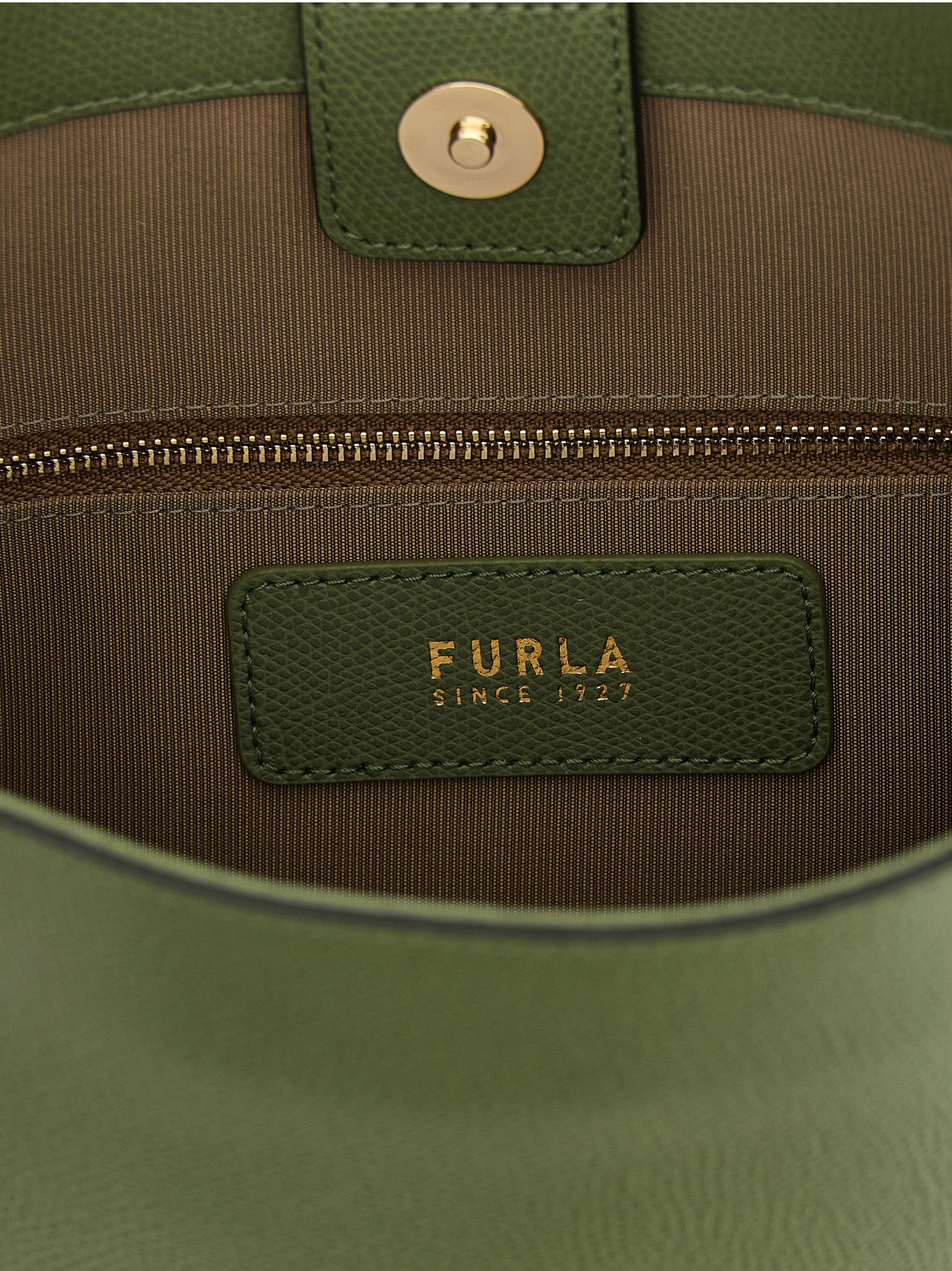 Furla Green Roxie Bucket Bag