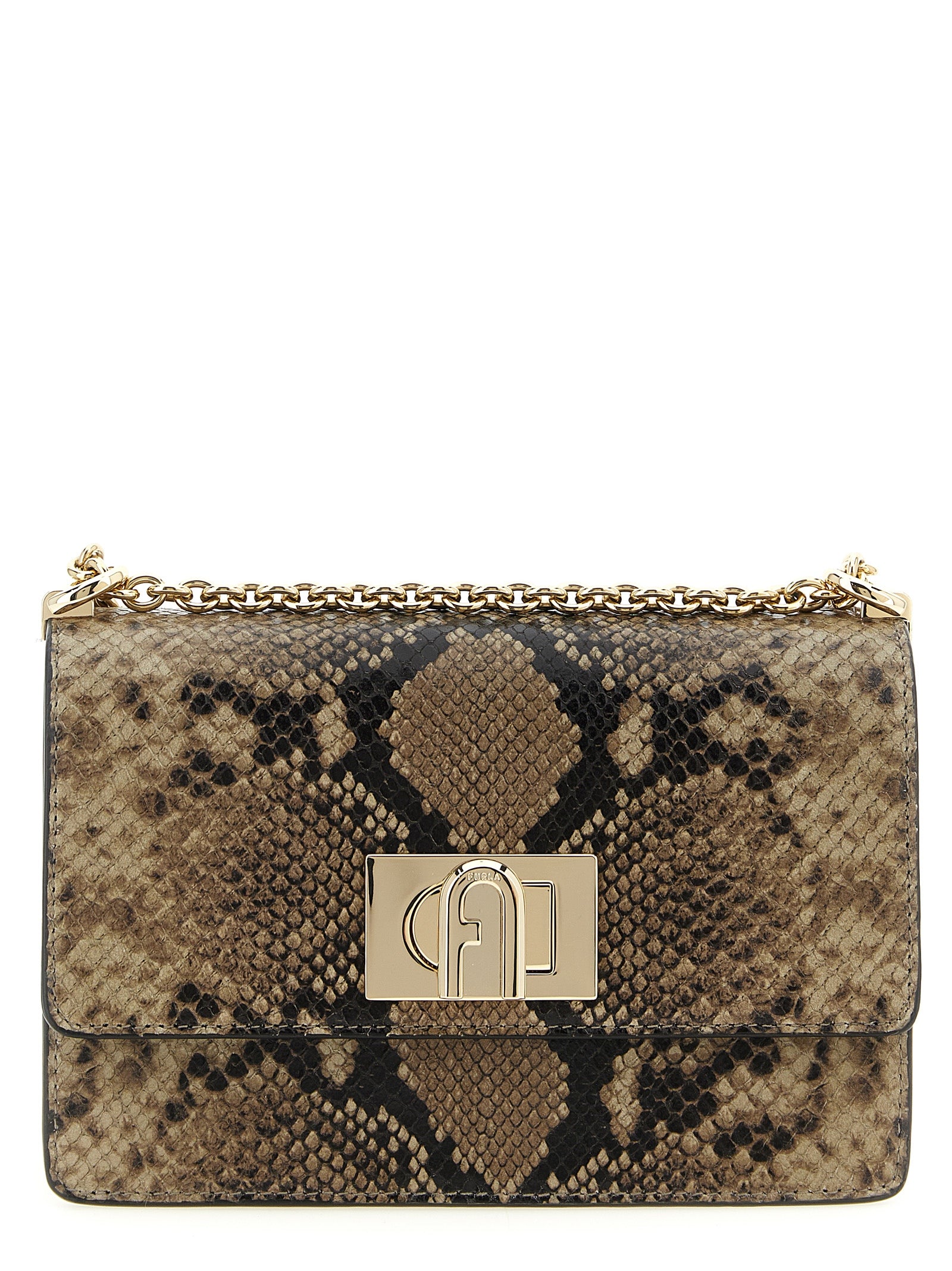 Furla Gray Furla 1927 Mini Crossbody Bag