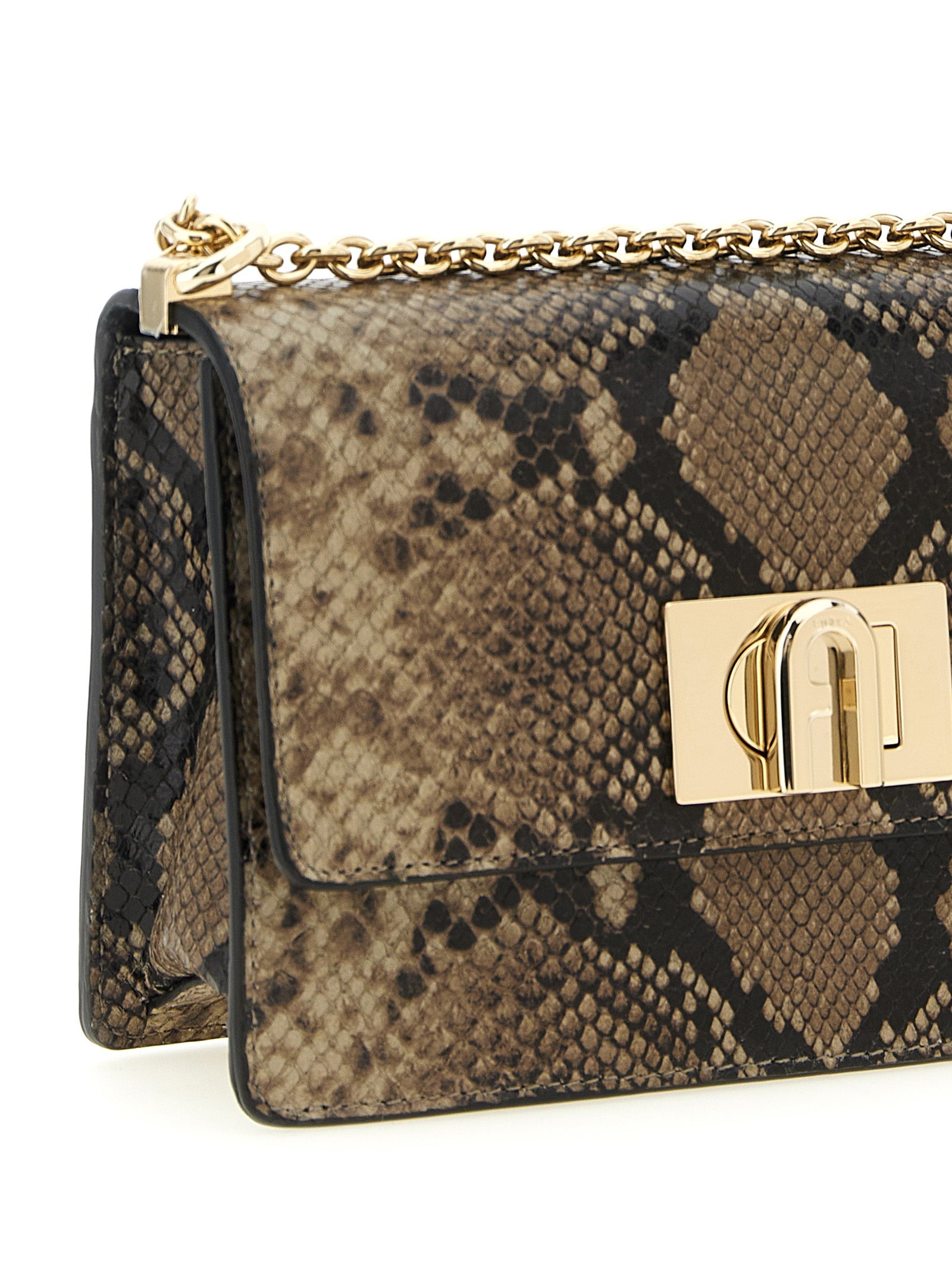 Furla Gray Furla 1927 Mini Crossbody Bag