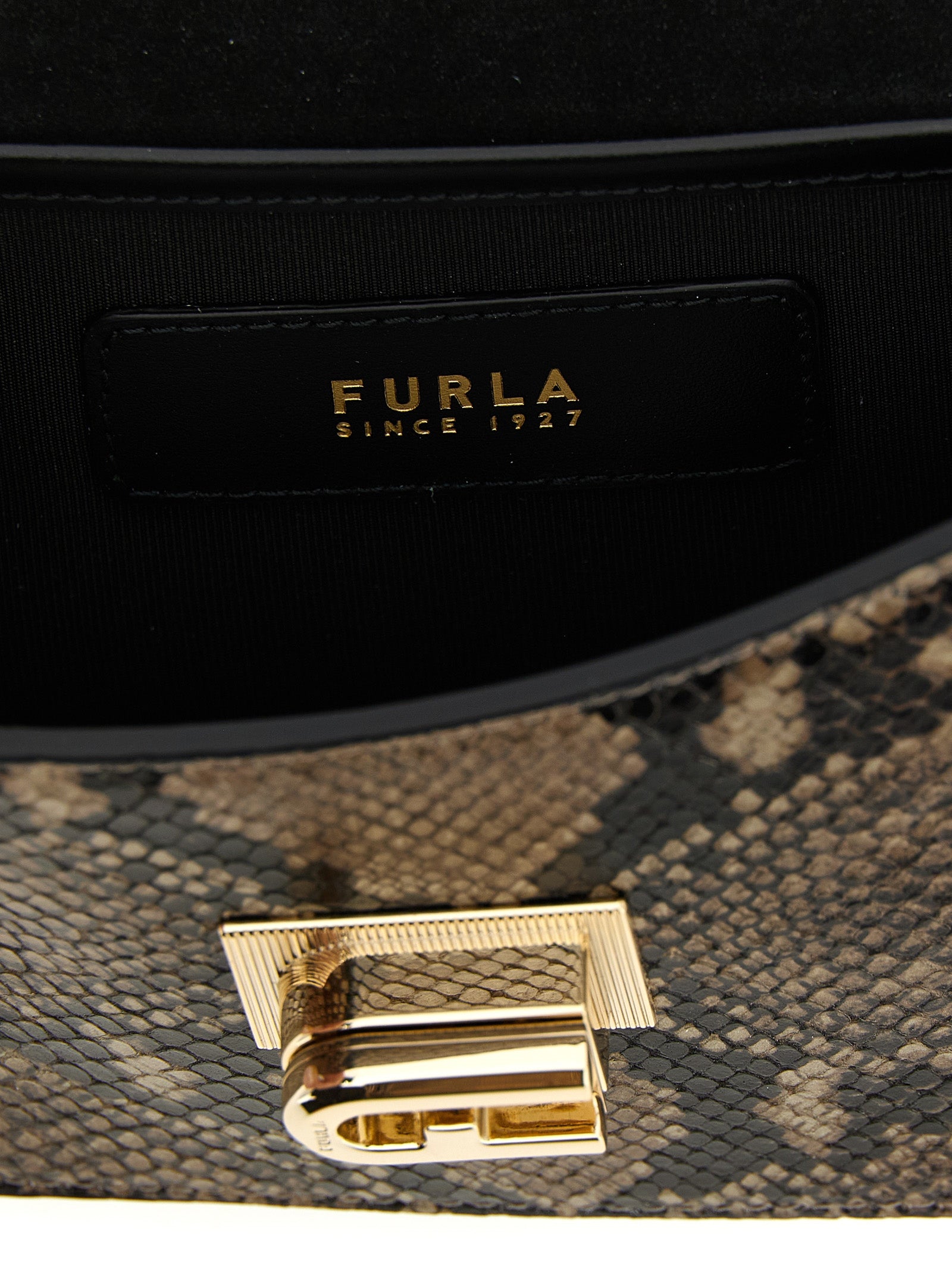 Furla Gray Furla 1927 Mini Crossbody Bag
