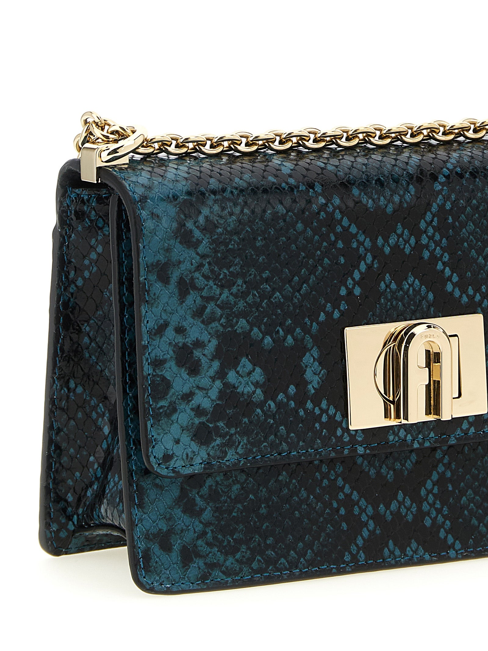 Furla Blue Furla 1927 Mini Crossbody Bag