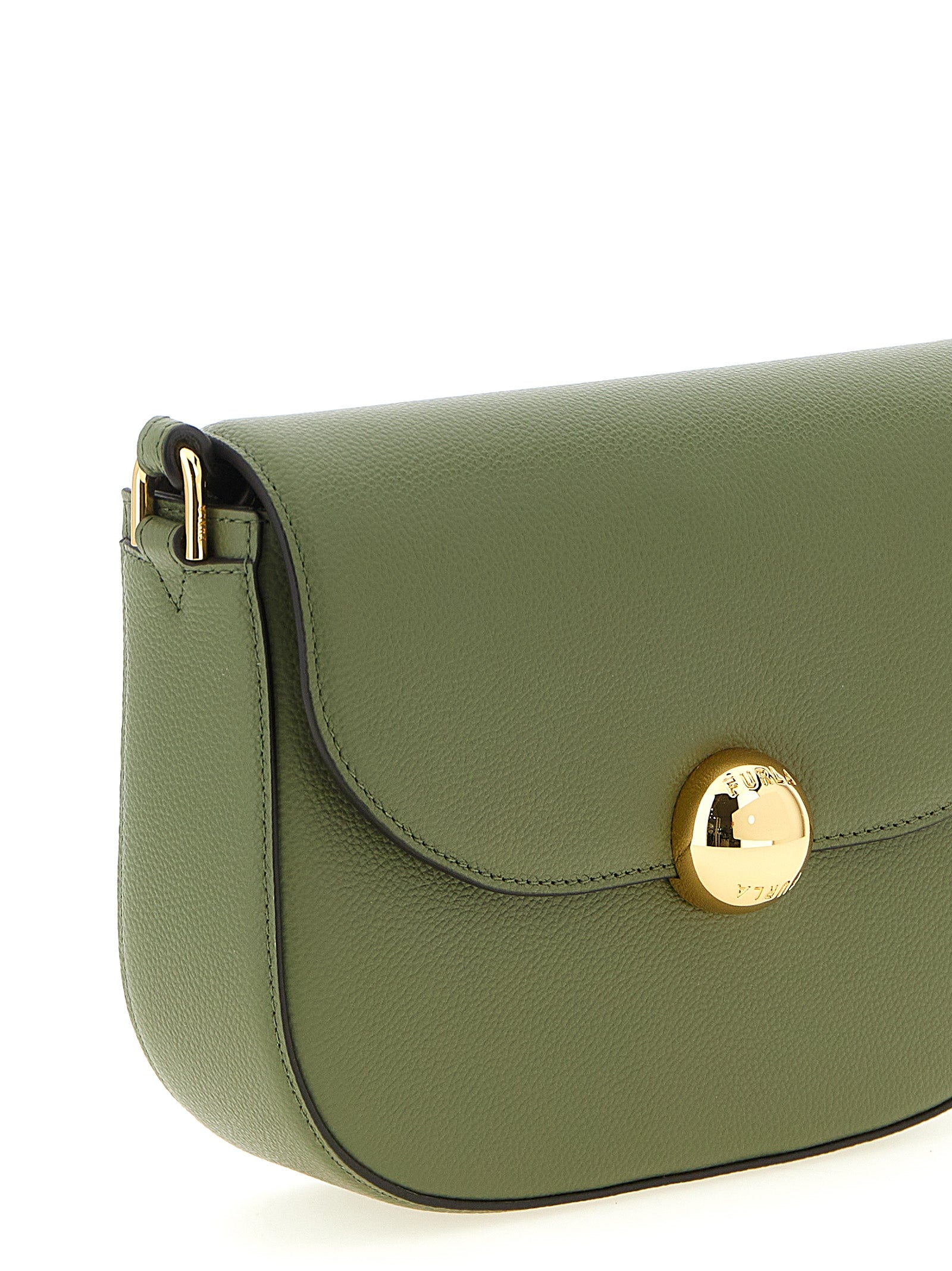Furla Green Moonlight Crossbody Bag