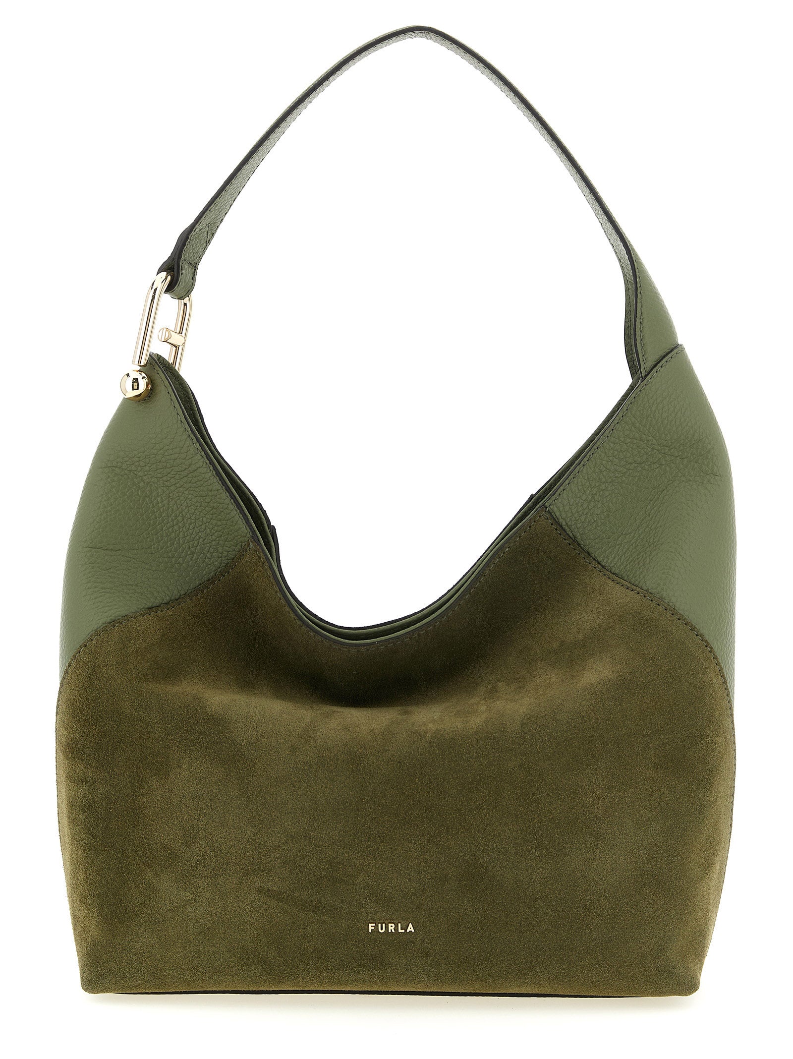 Furla Green Lara Shoulder Bag
