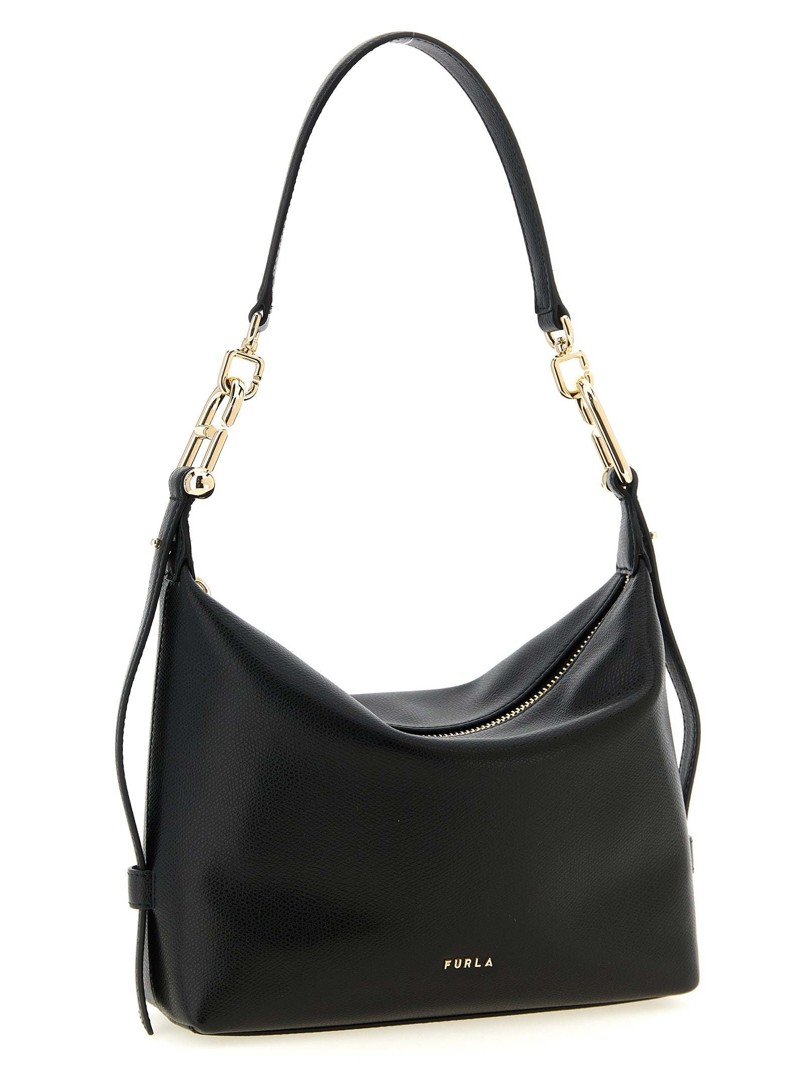 Furla Black Tonie Shoulder Bag