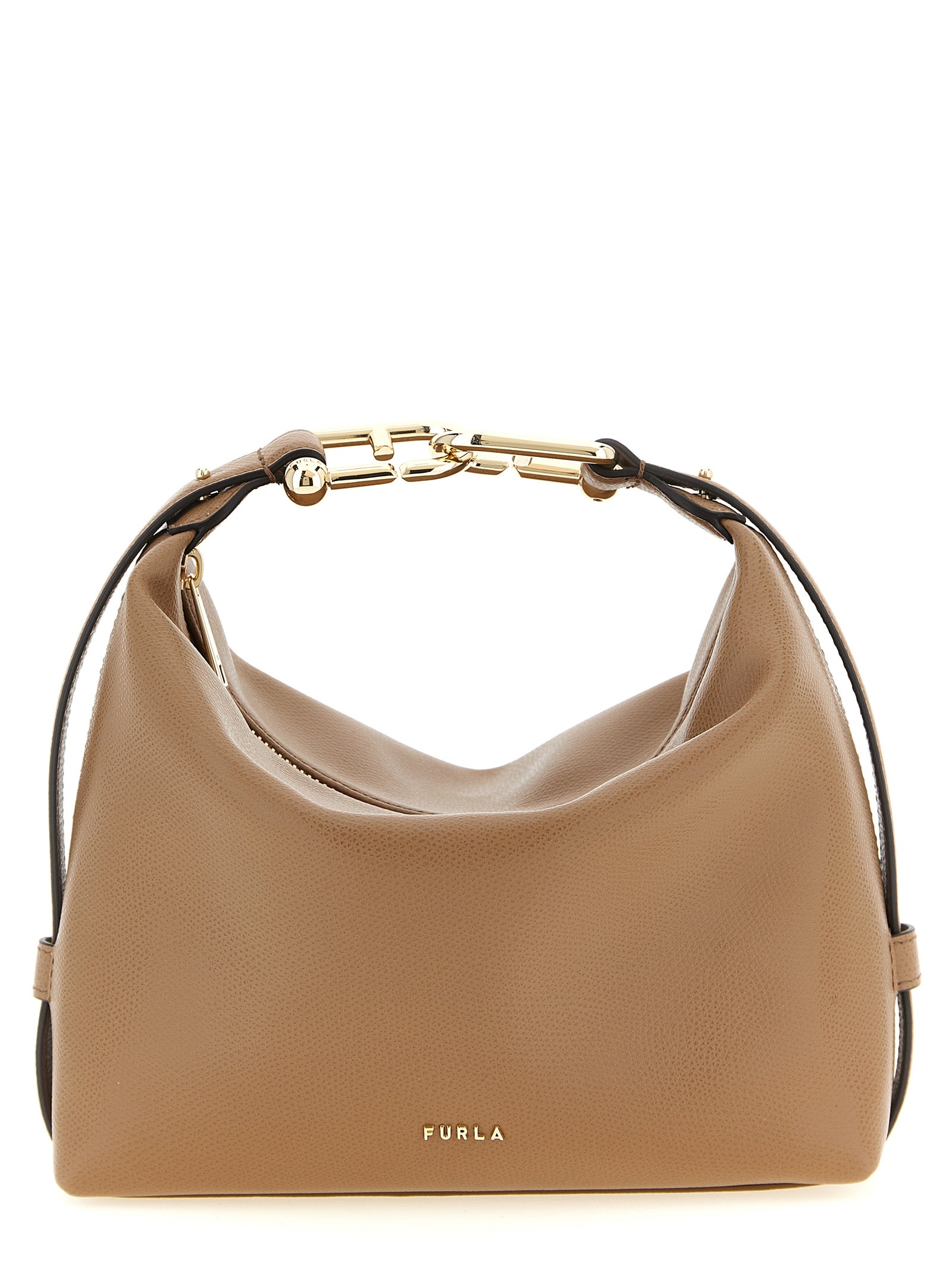Furla Beige Tonie Shoulder Bag