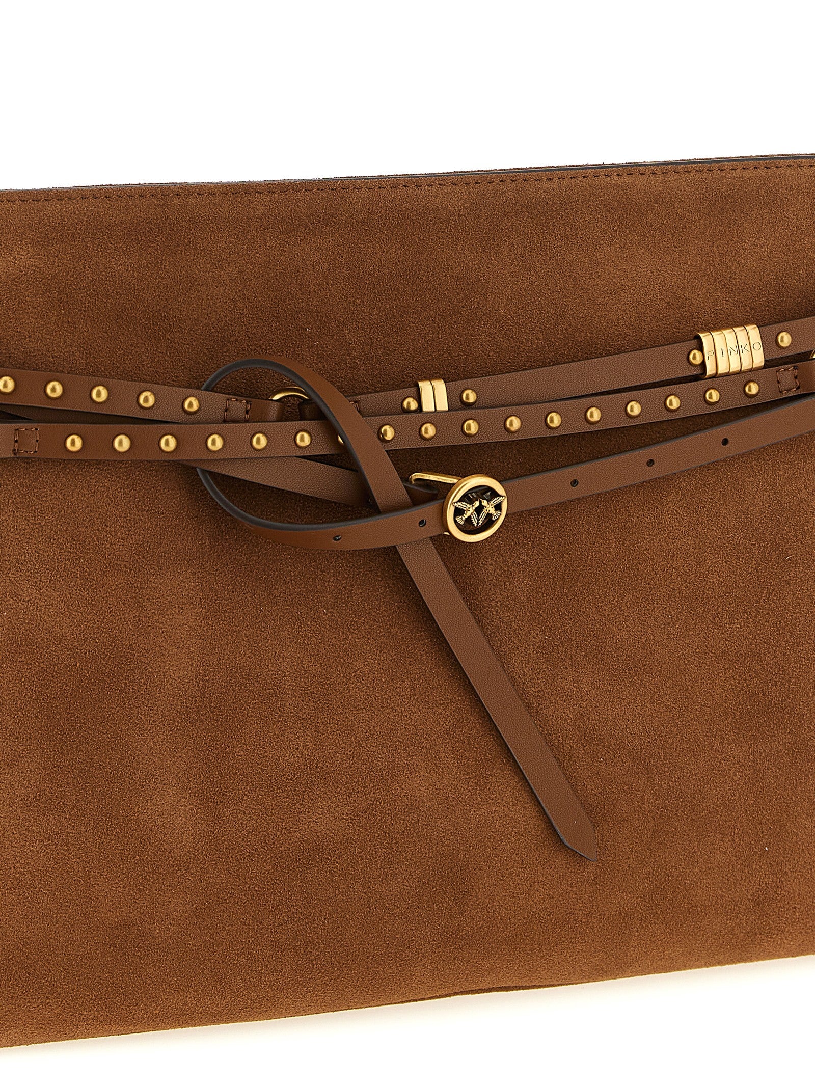 PINKO Brown Belt’ Shoulder Bag