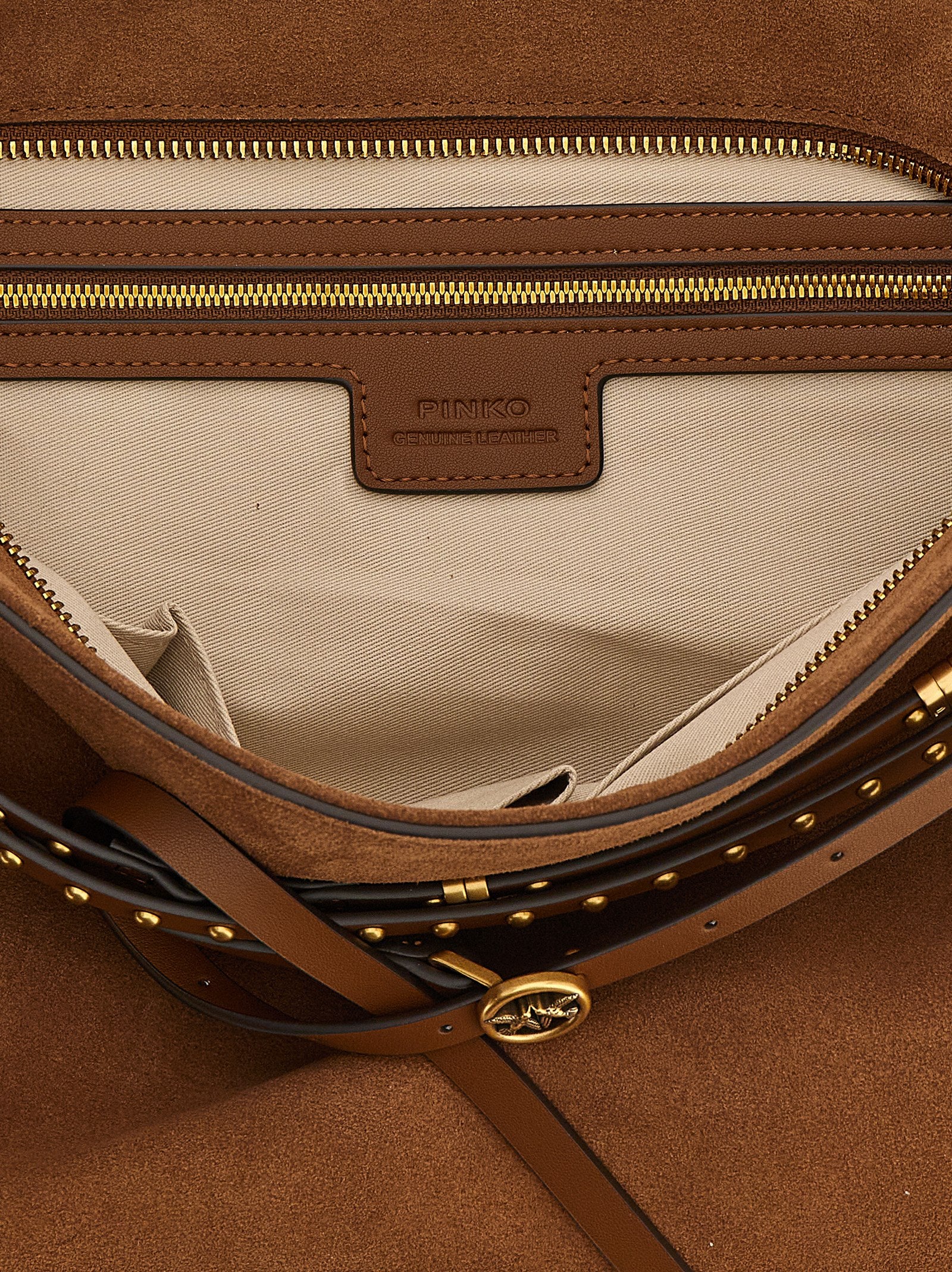 PINKO Brown Belt’ Shoulder Bag