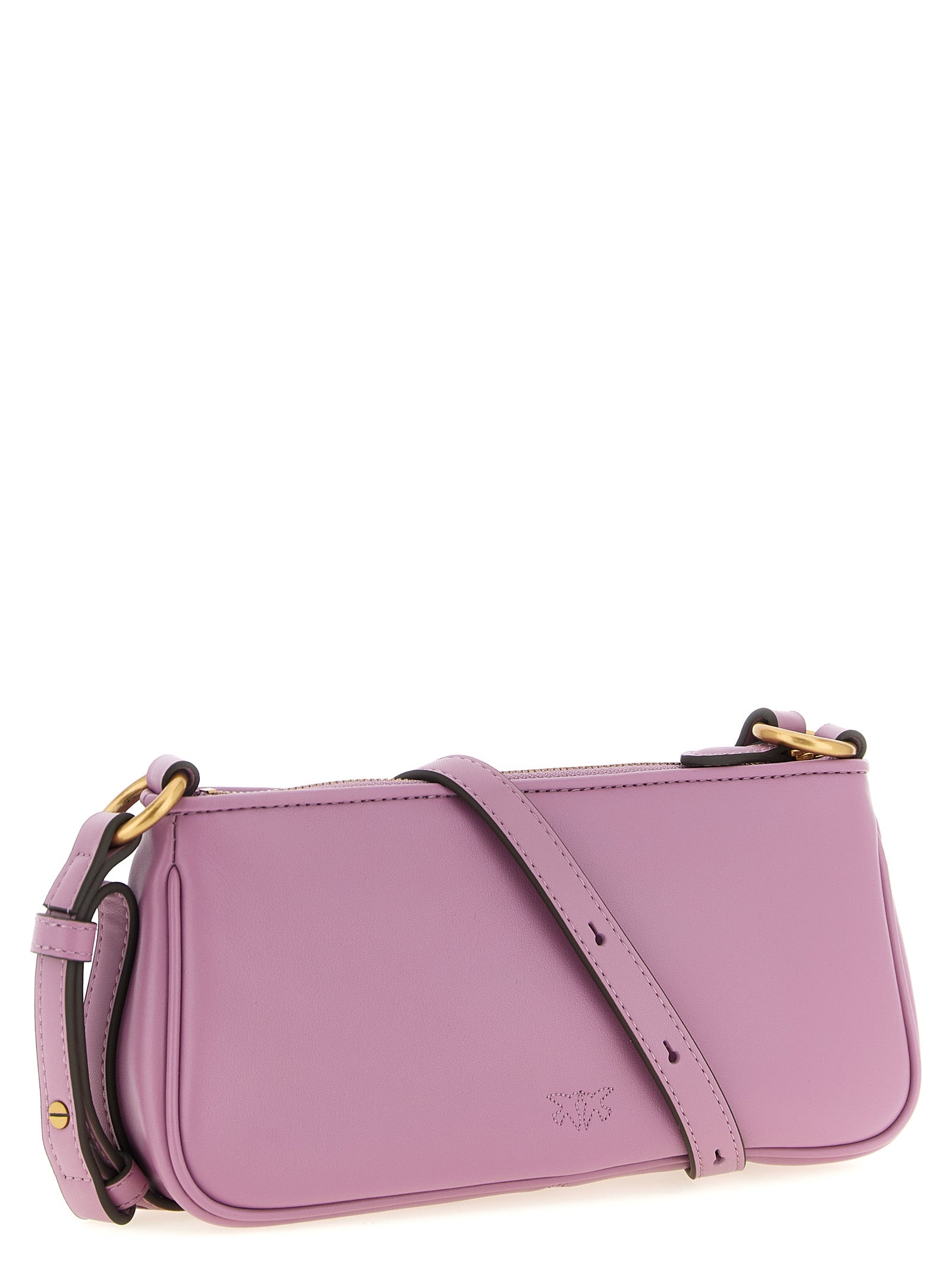 PINKO Pink Half Moon Mini Crossbody Bag
