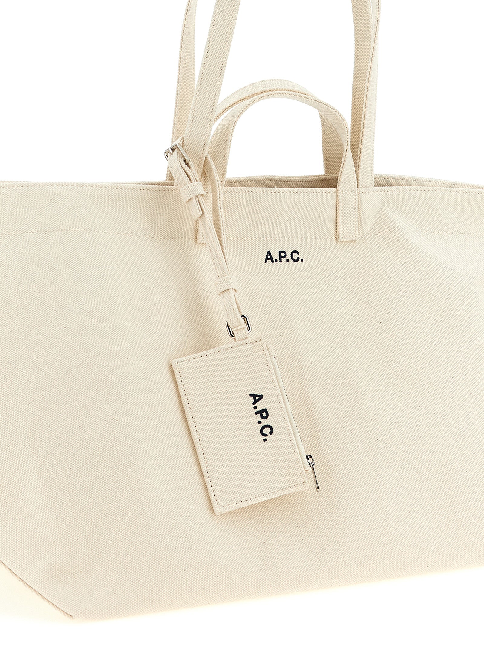 A.P.C. Beige Le Drummer Toile Tote Bag
