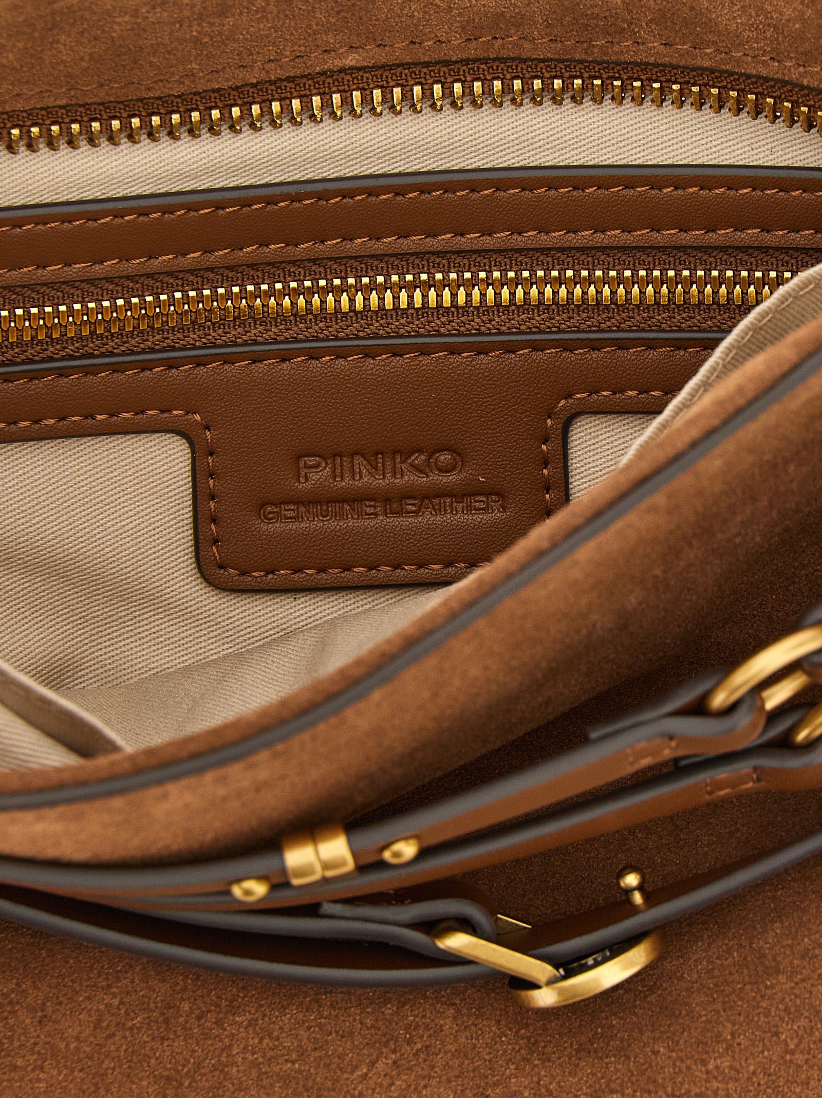 PINKO Brown Belt Shoulder Bag