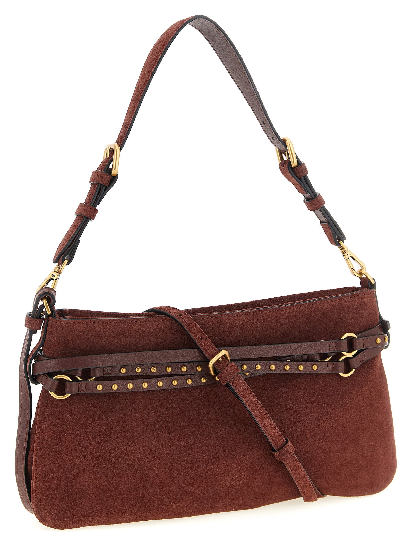 PINKO Bordeaux Belt Shoulder Bag