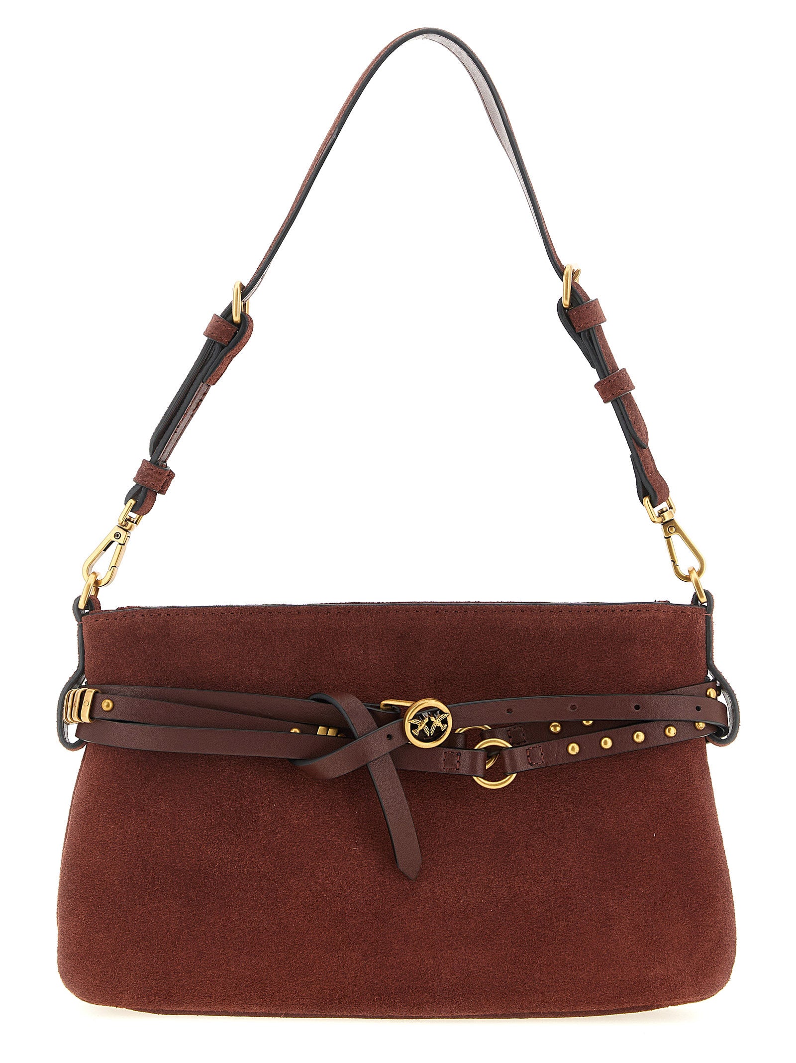 PINKO Bordeaux Belt Shoulder Bag