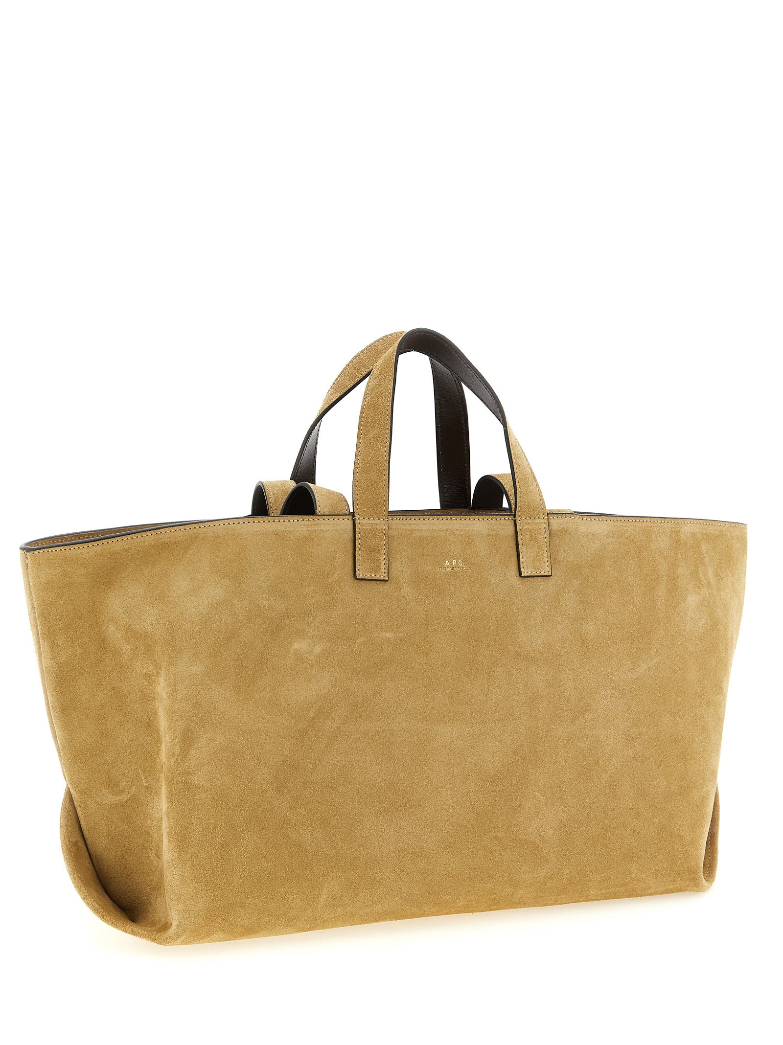 A.P.C. Brown Le Drummer Tote Bag