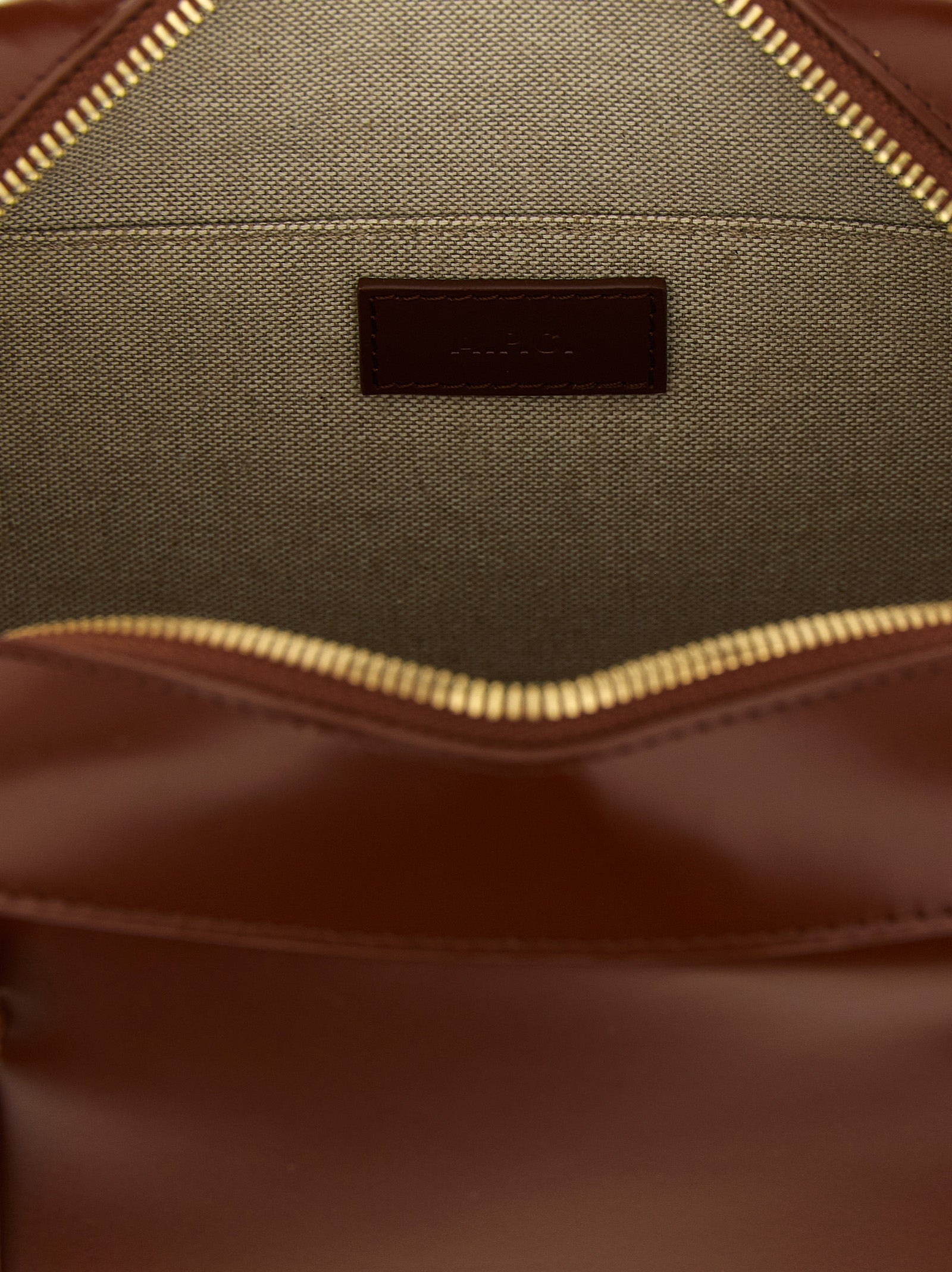 A.P.C. Brown Virginie Box Handbag