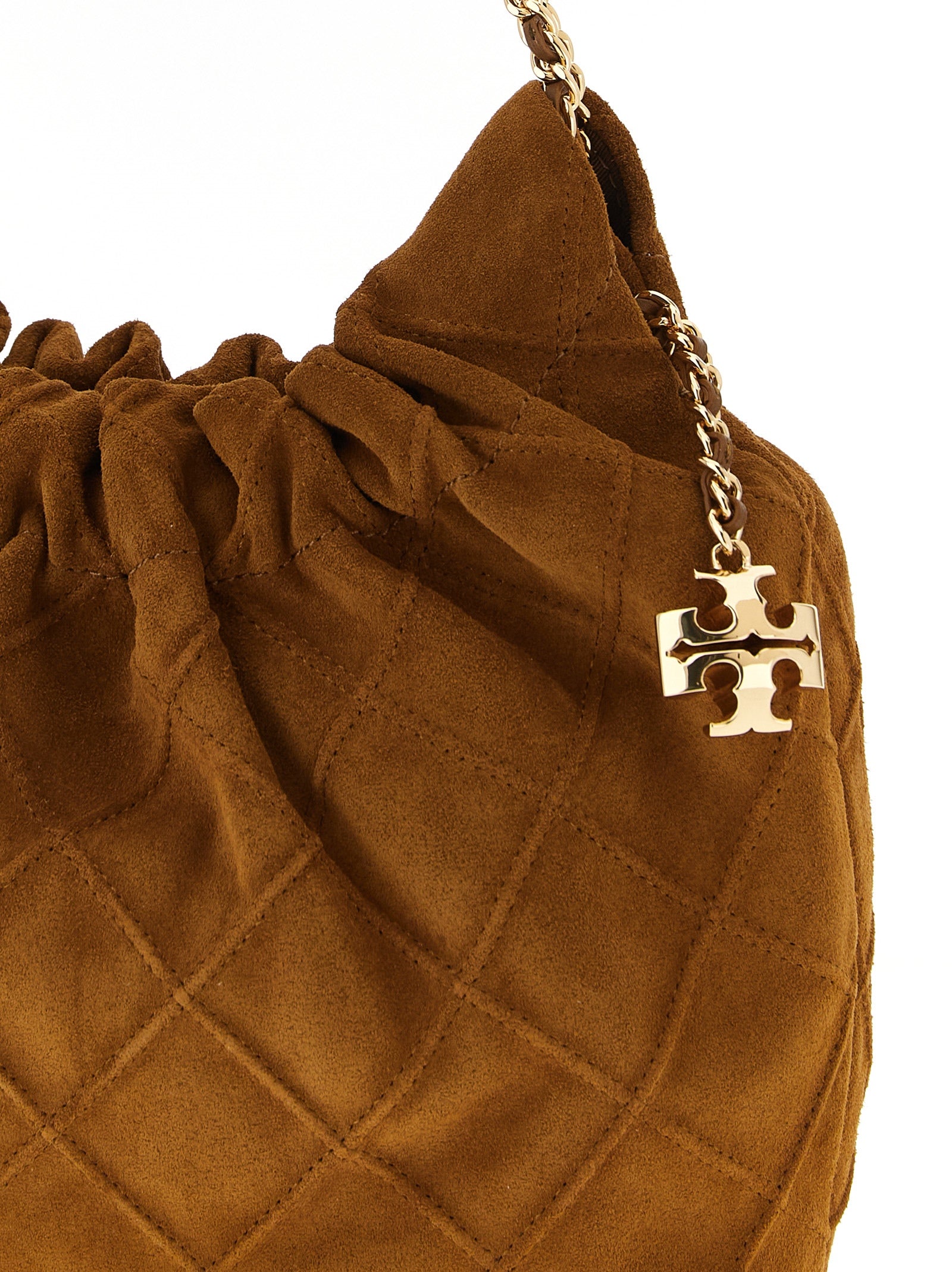 Tory Burch Brown Fleming Mini Handbag