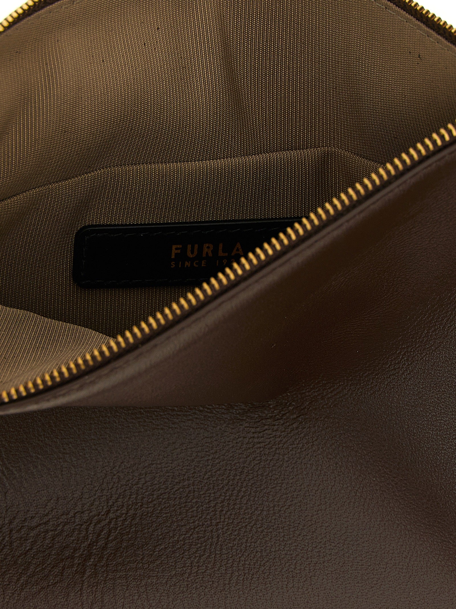 Furla Brown Sfera Soft Nappa Shoulder Bag