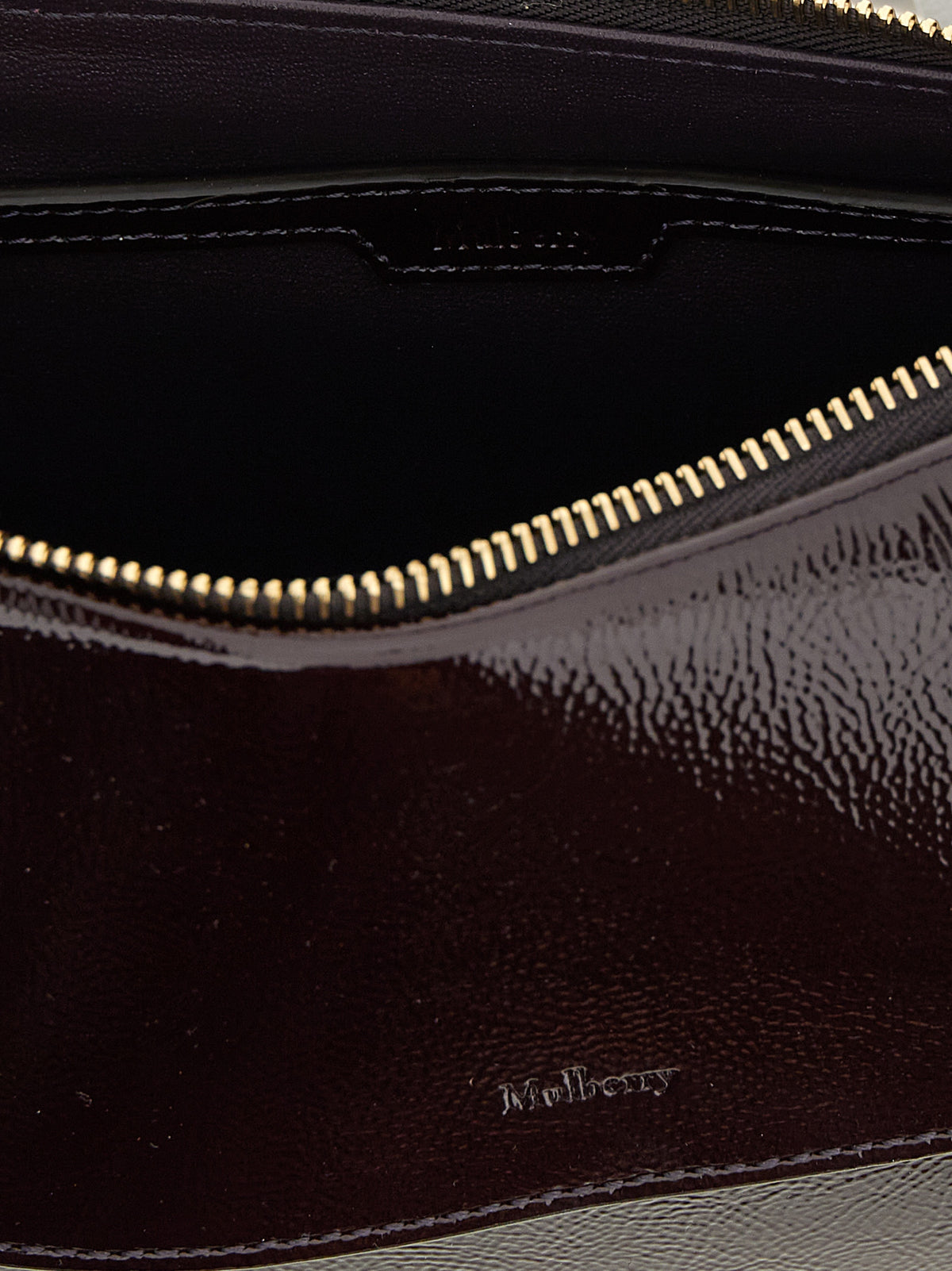 Mulberry Purple Clovelly Shoulder Bag