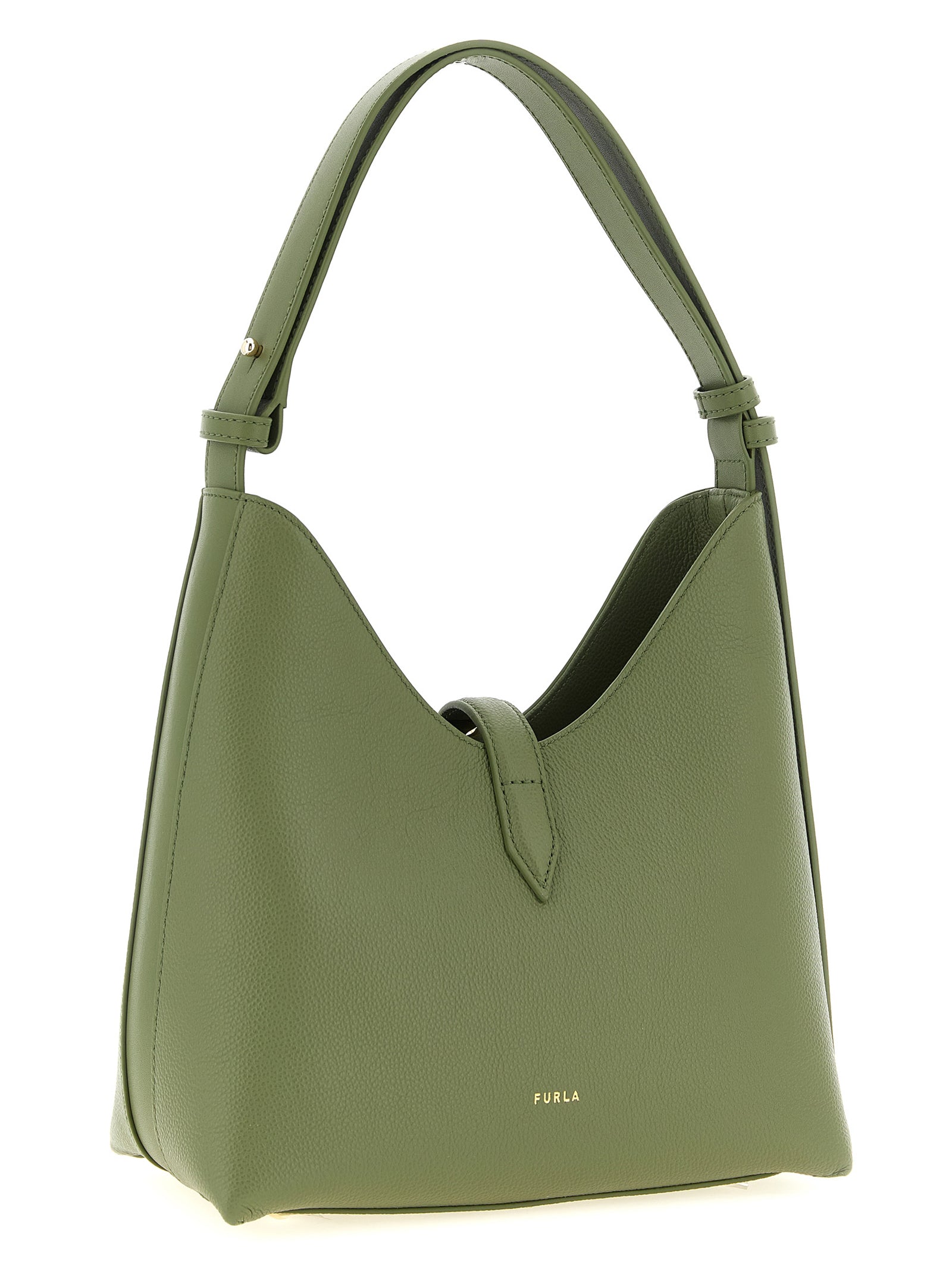 Furla Green Goccia Shoulder Bag