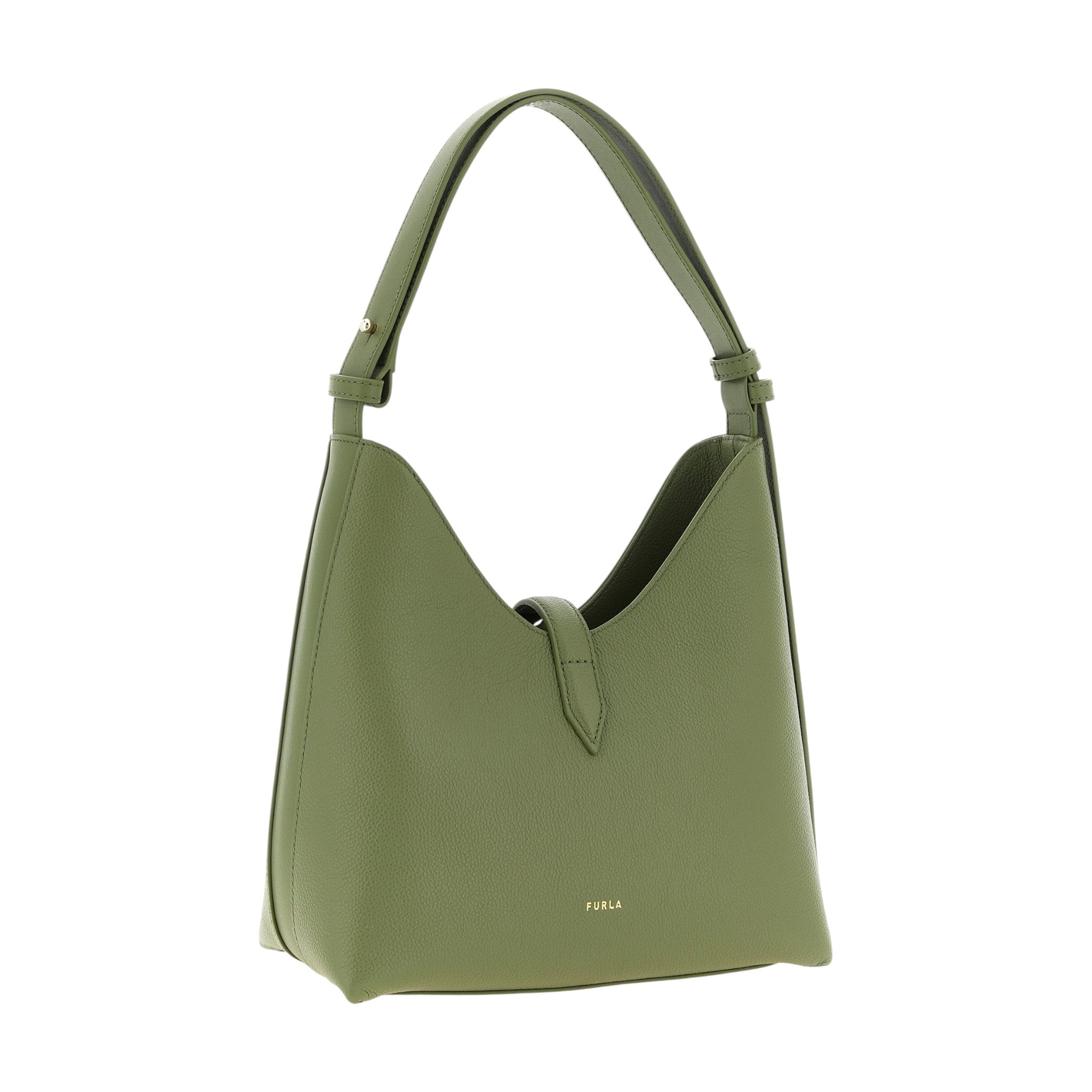 Furla Green Goccia Shoulder Bag