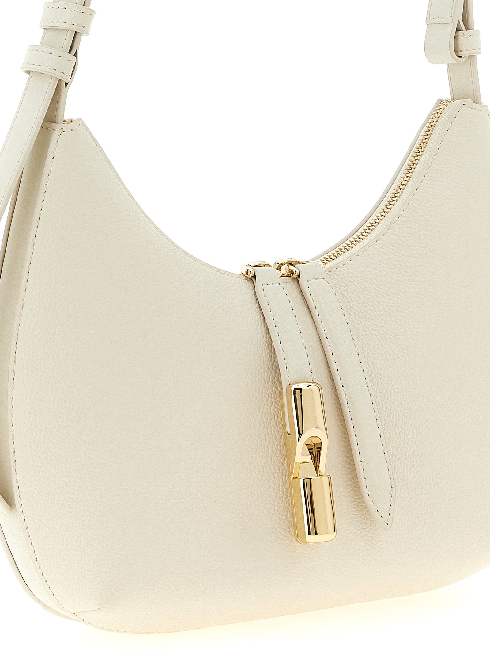 Furla White Goccia Shoulder Bag