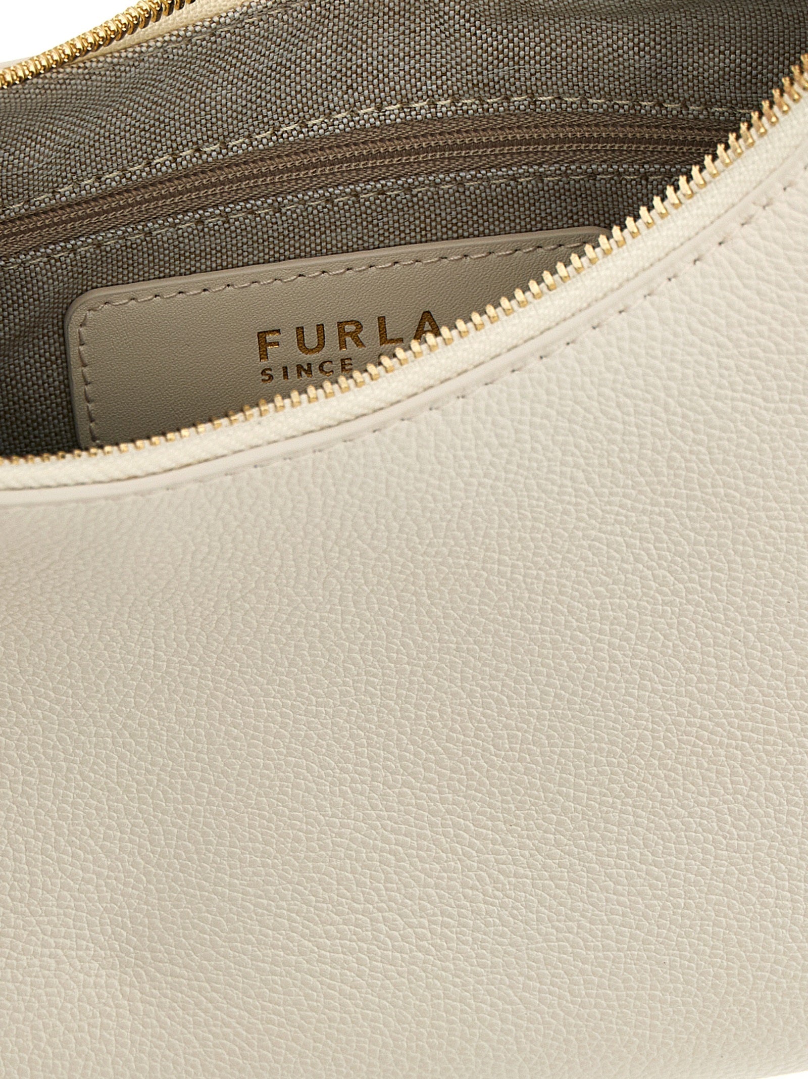 Furla White Goccia Shoulder Bag