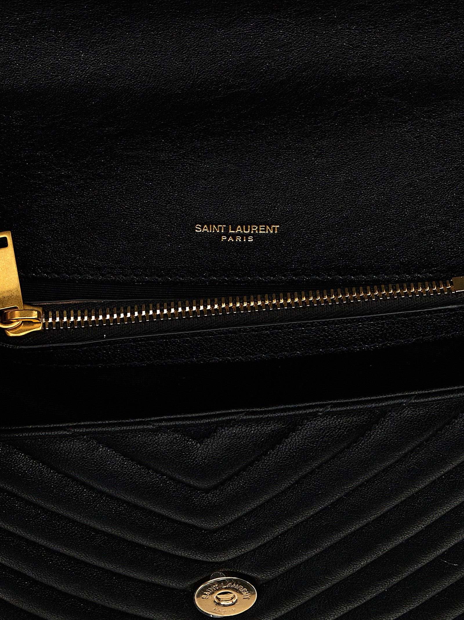 Saint Laurent Black College Crossbody Bag