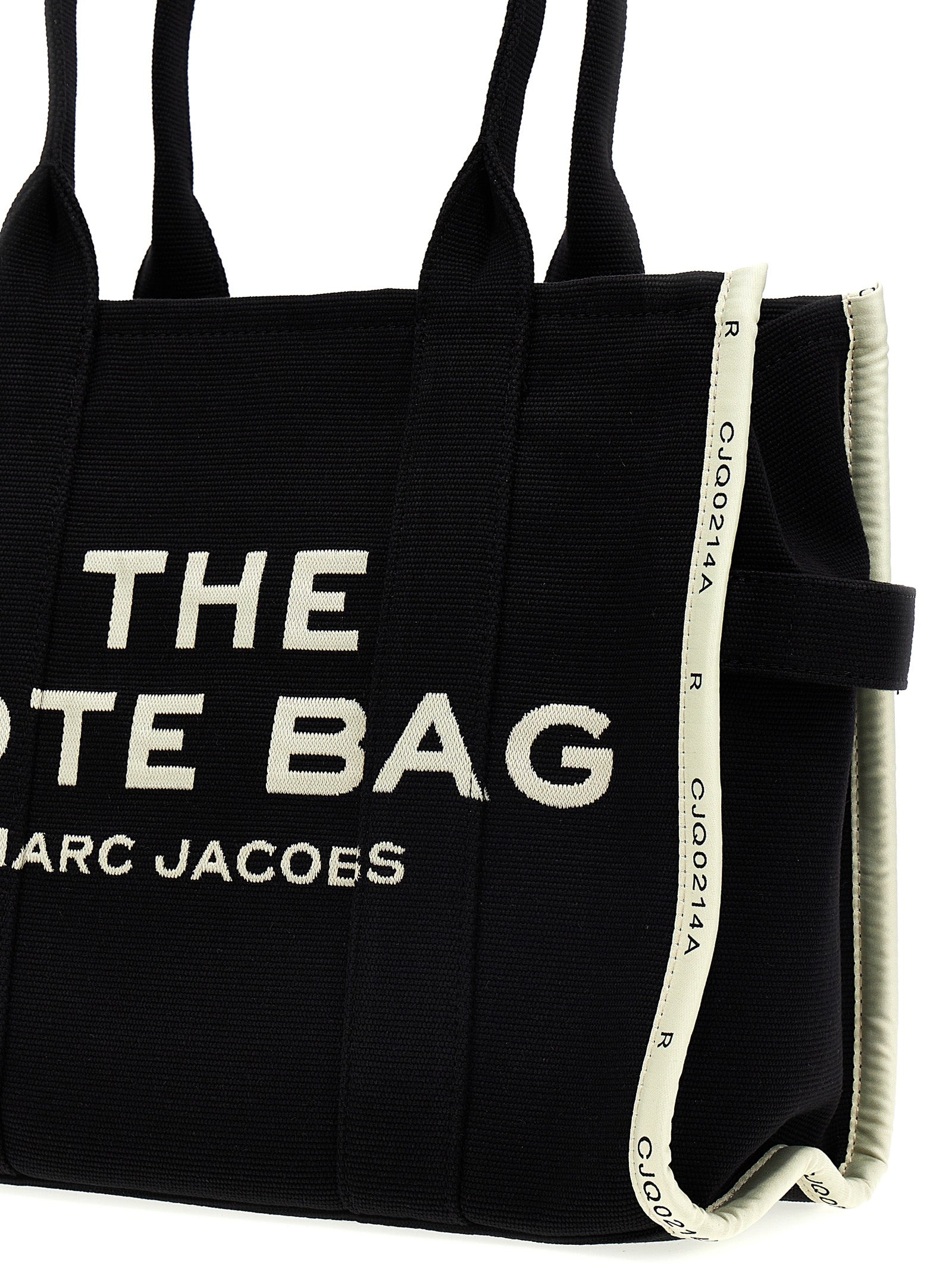 Marc Jacobs Black Cotton Tote Bag