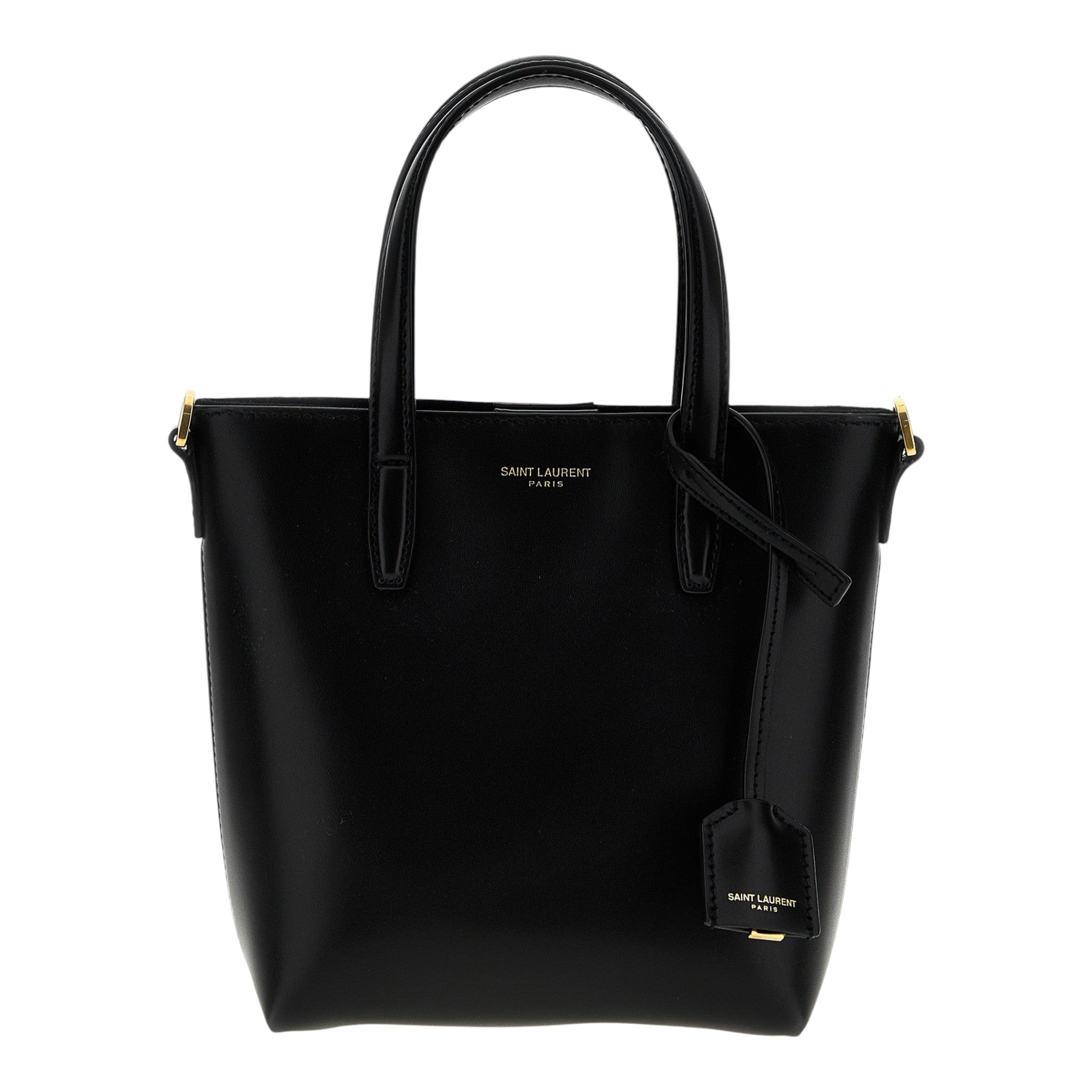 Saint Laurent Black Mini Toy box Tote Bag
