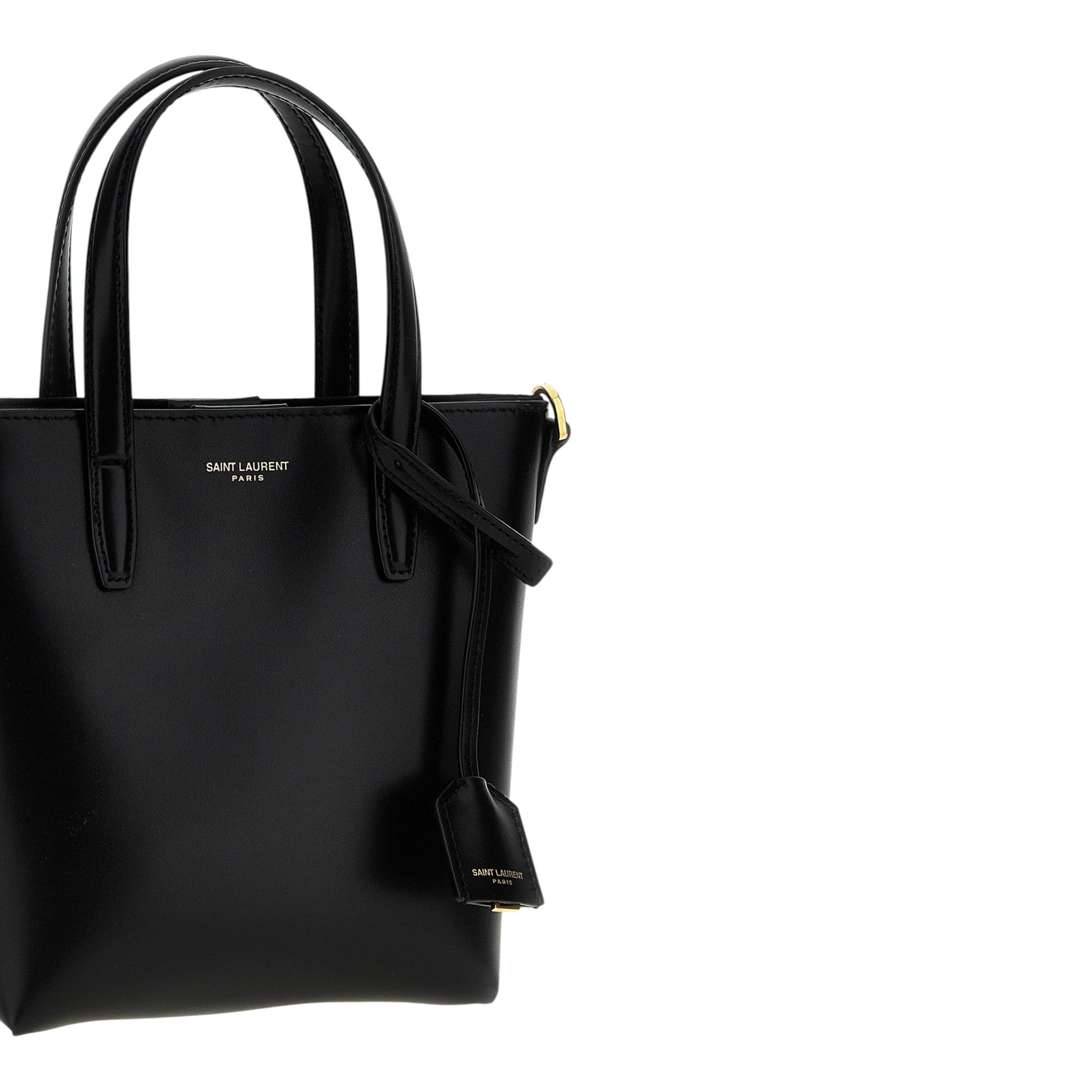 Saint Laurent Black Mini Toy box Tote Bag