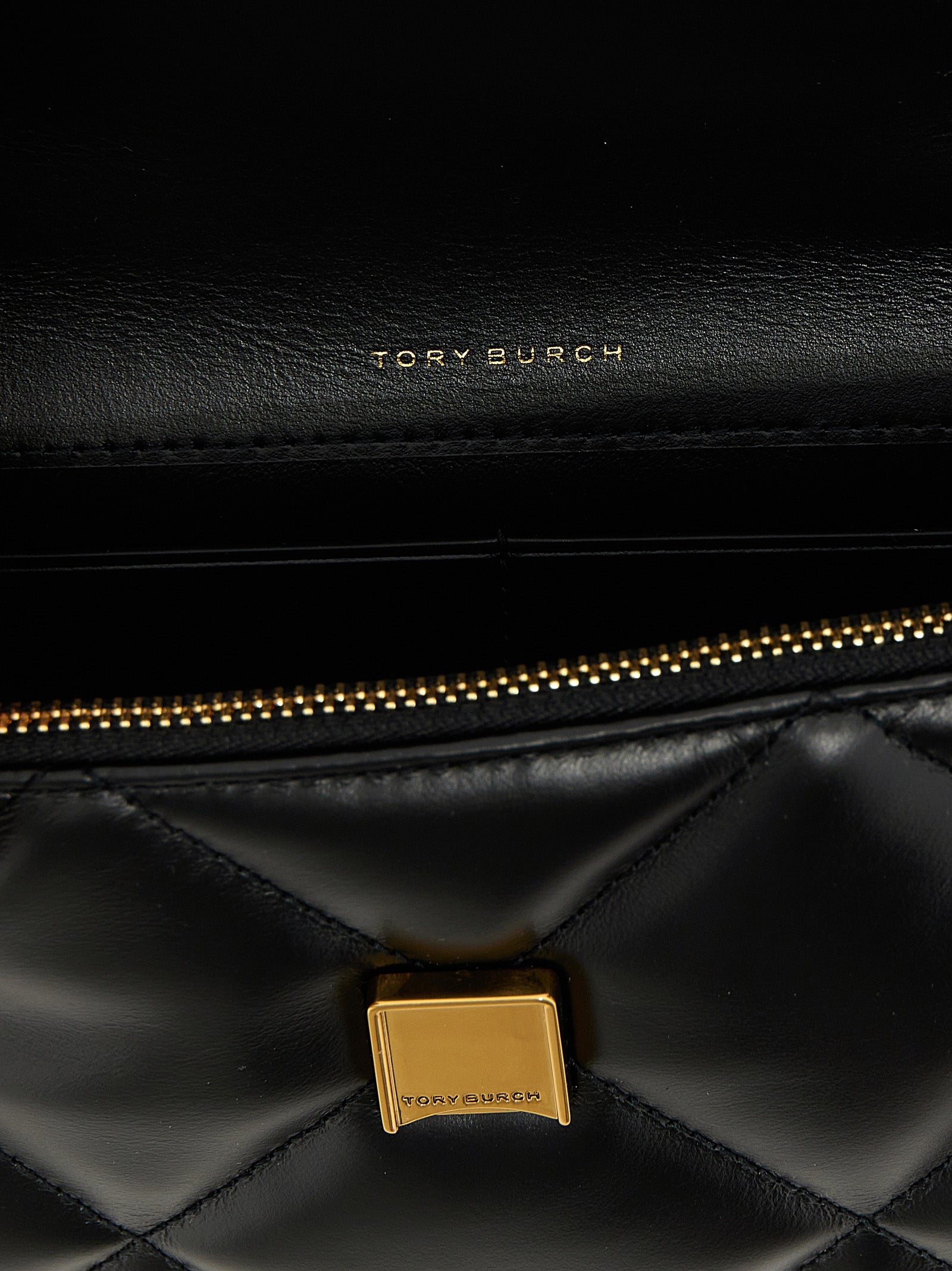 Tory Burch Black Kira Diamond Quilt Handbag