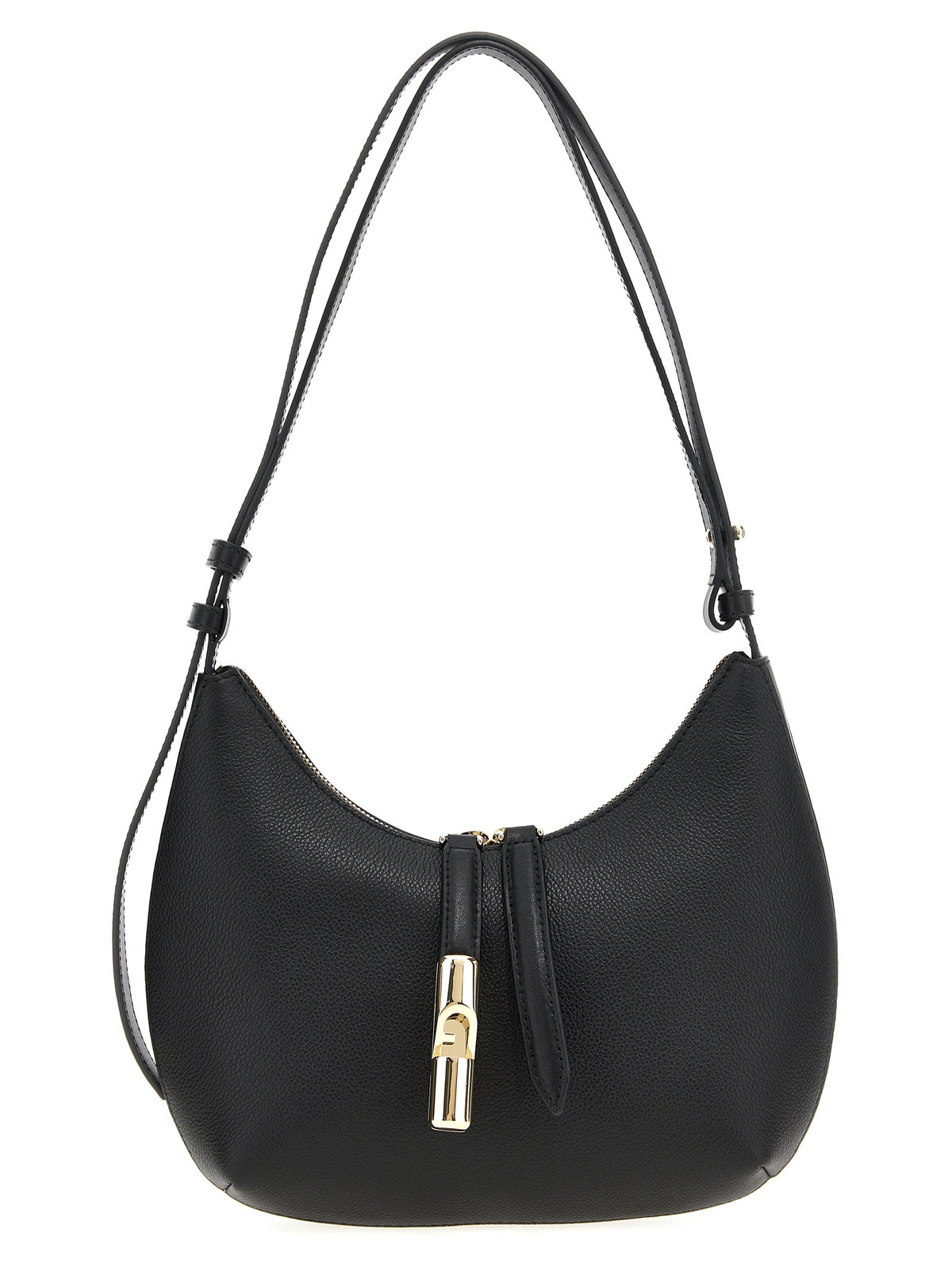 Furla Black Goccia Shoulder Bag