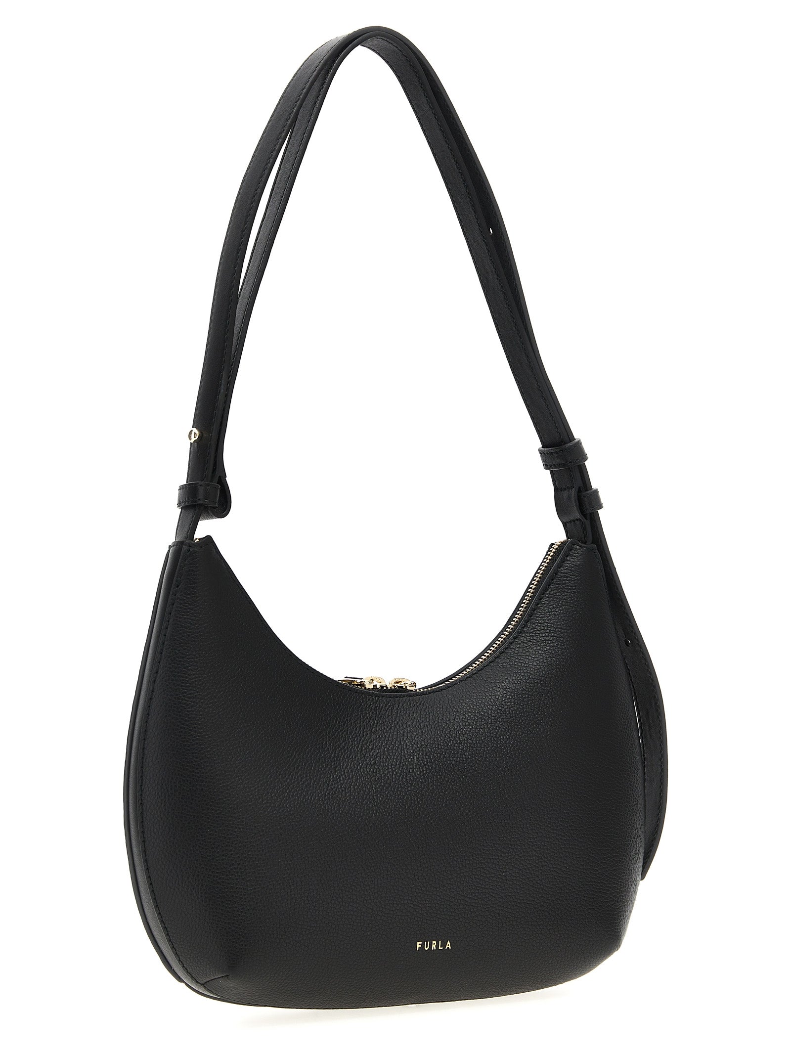 Furla Black Goccia Shoulder Bag