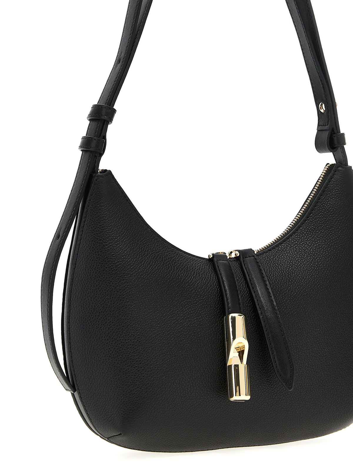 Furla Black Goccia Shoulder Bag