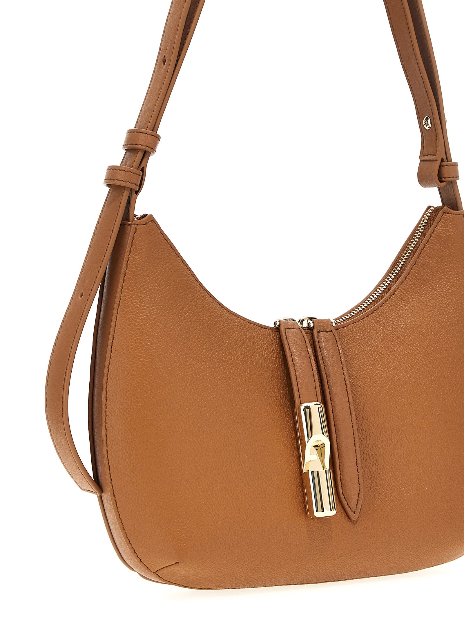 Furla Brown Goccia Shoulder Bag
