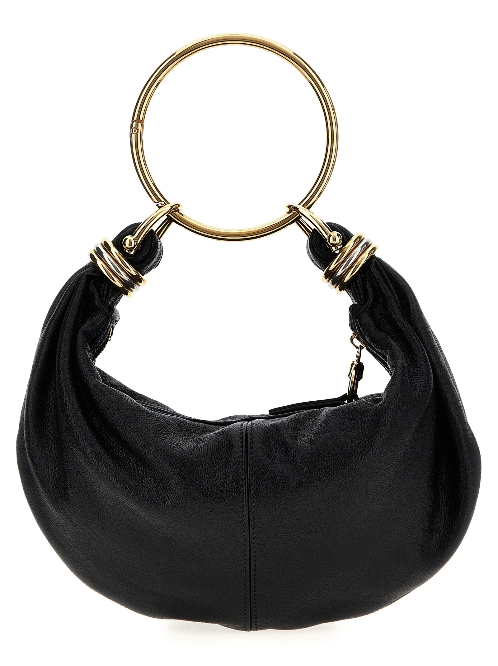 Chloé Black Bracelet Hobo Piccola Handbag