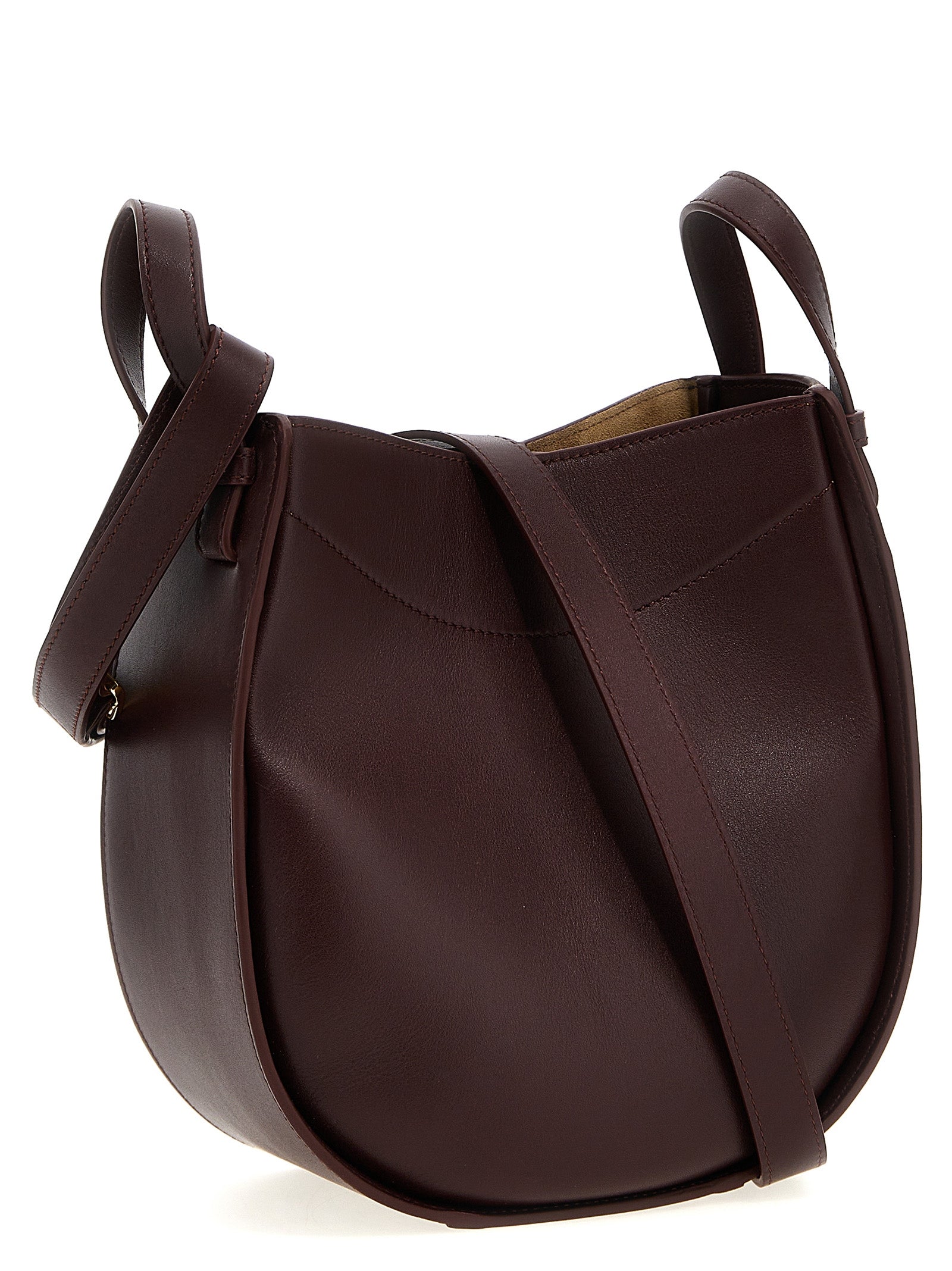 Loewe Bordeaux Hammock Slice Crossbody Bag