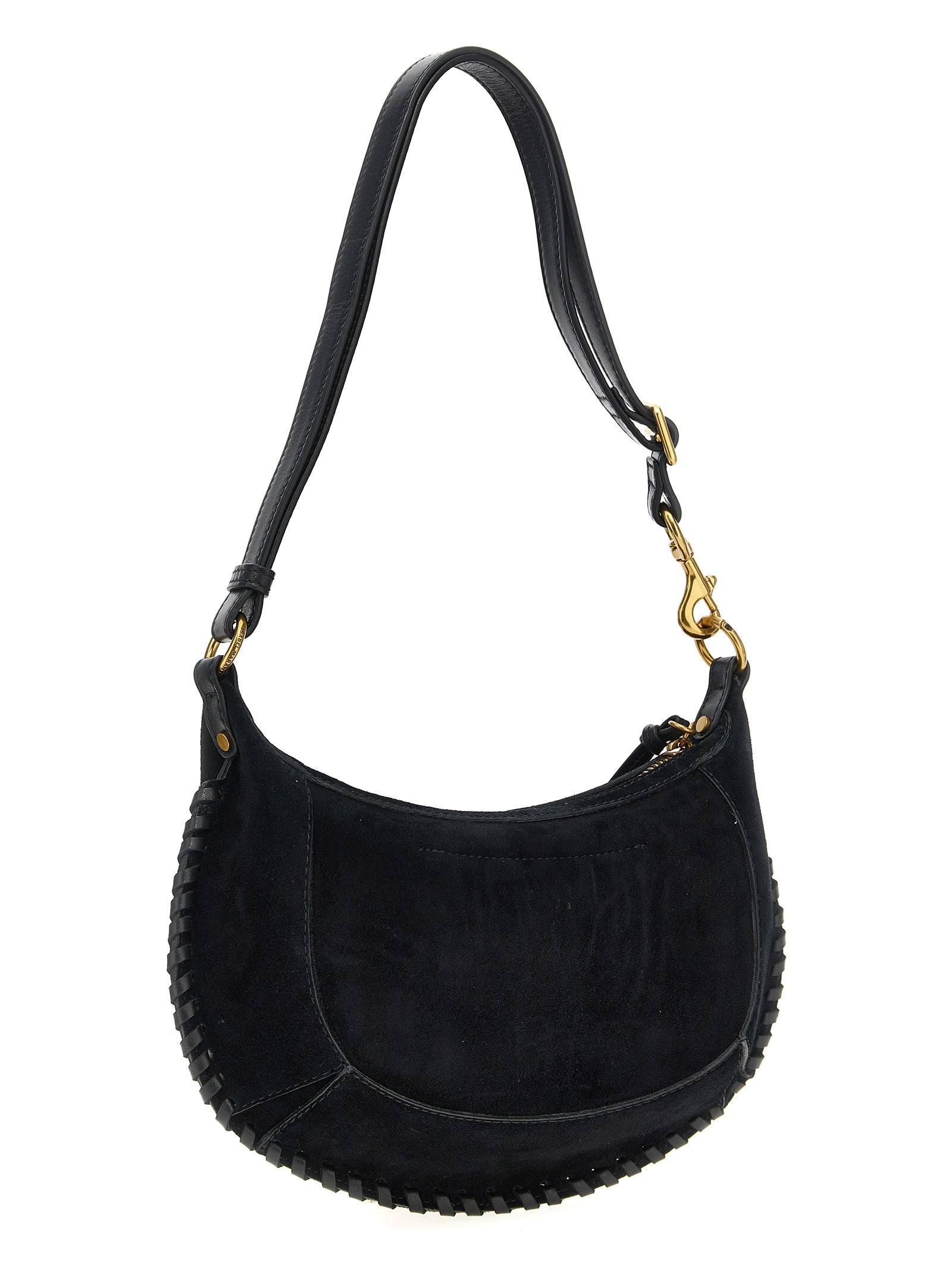 Isabel Marant Black Oskan Moon Shoulder Bag