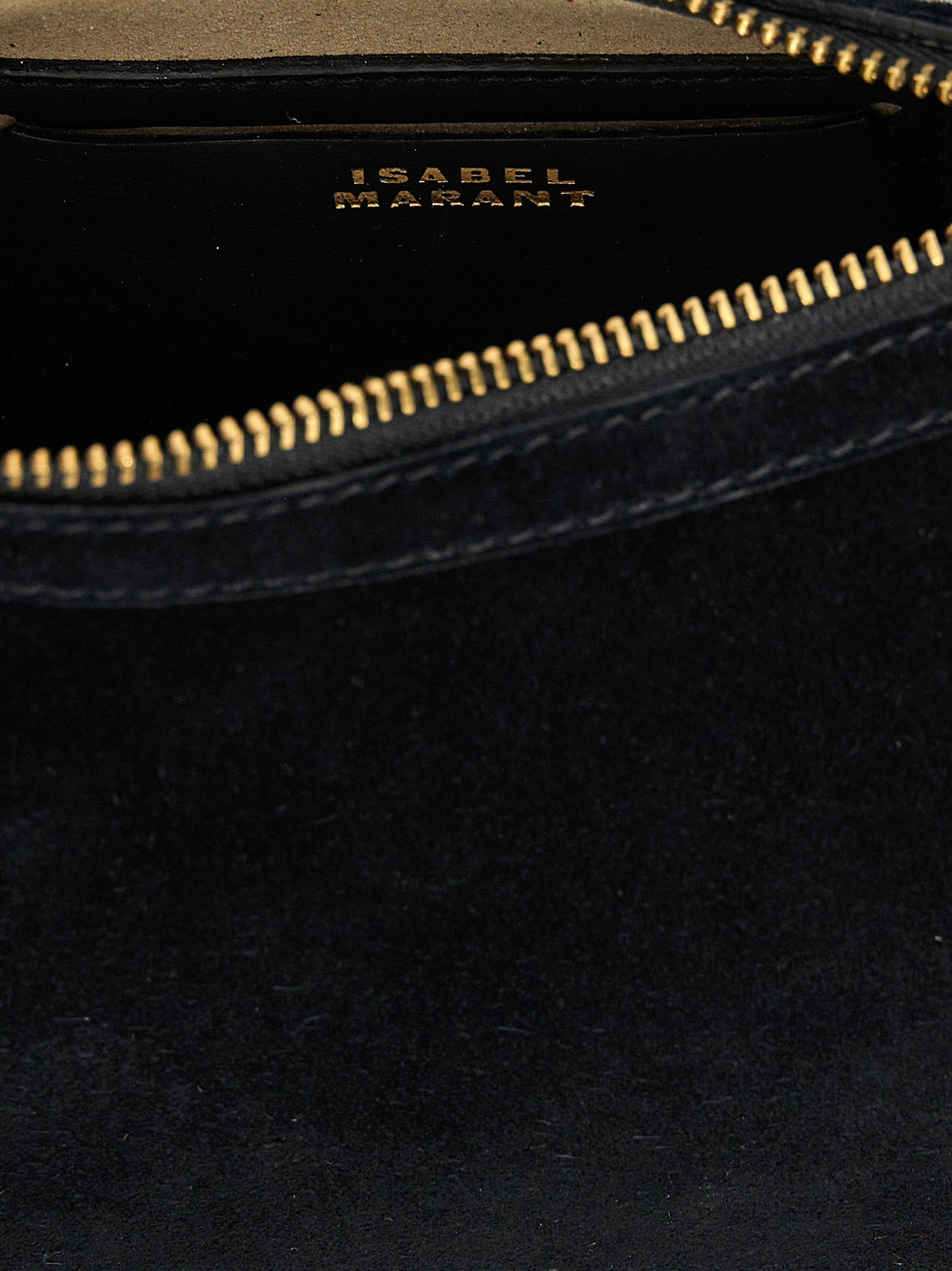 Isabel Marant Black Oskan Moon Shoulder Bag