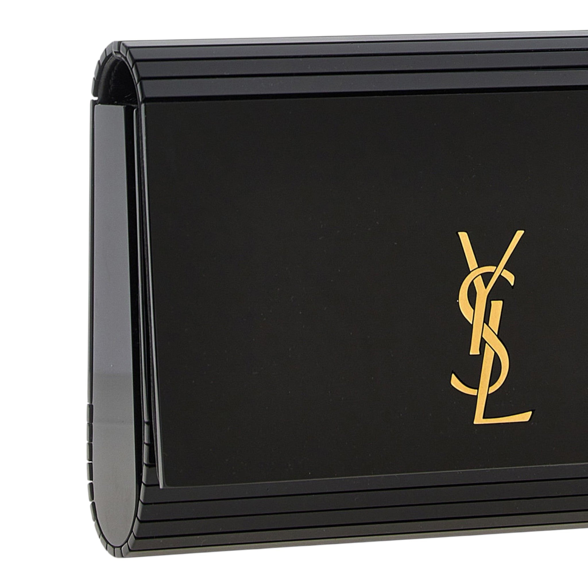 Saint Laurent Black Vicky Minaudière Shoulder Bag