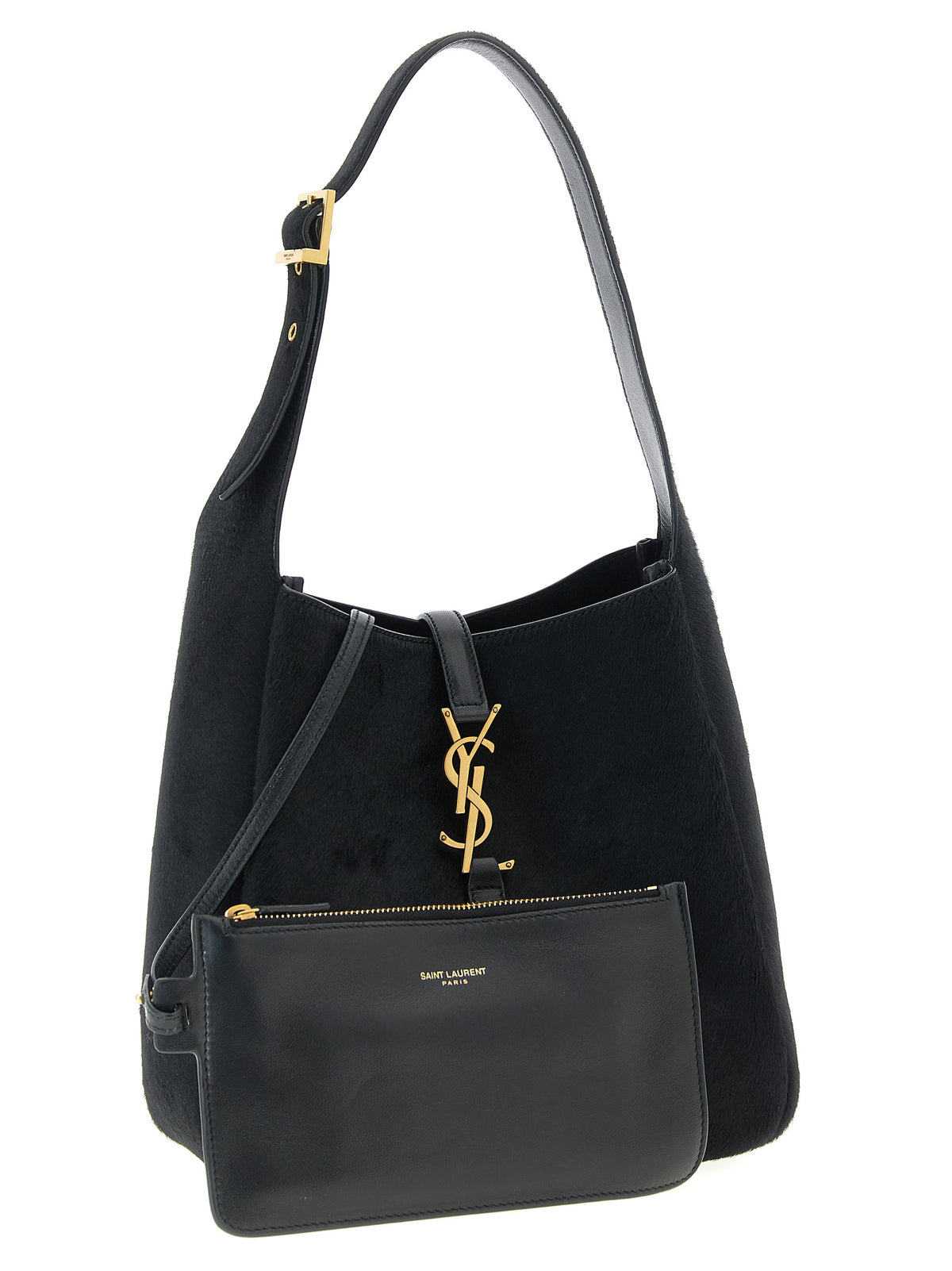 Saint Laurent Black Le 5 à 7 Small Shoulder Bag