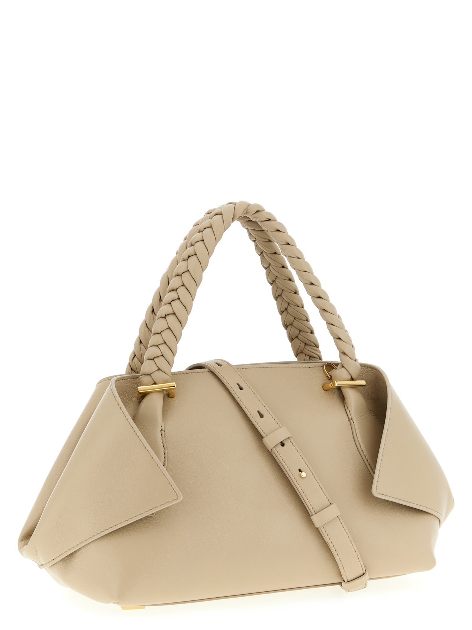 Ferragamo Gray Scarf Handbag