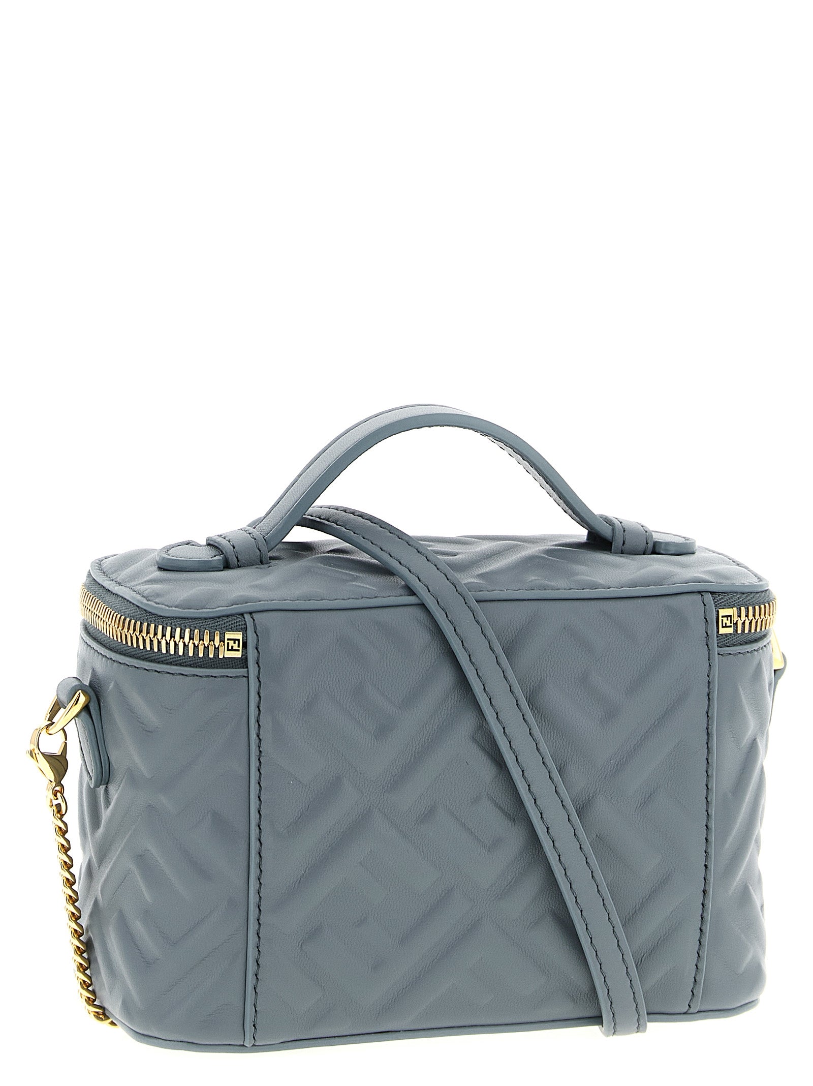 Fendi Blue Vanity Handbag