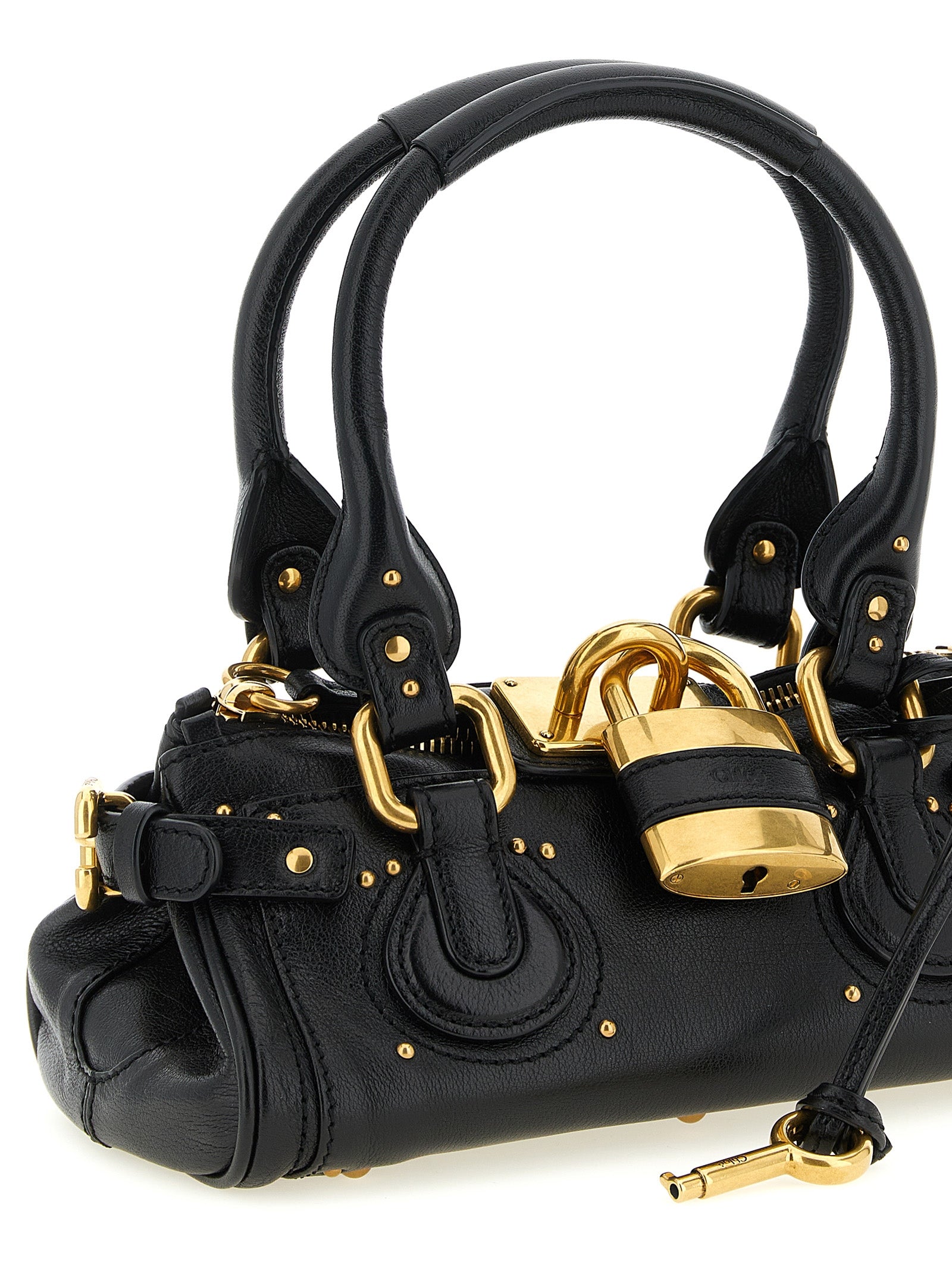 Chloé Black Paddington Handbag
