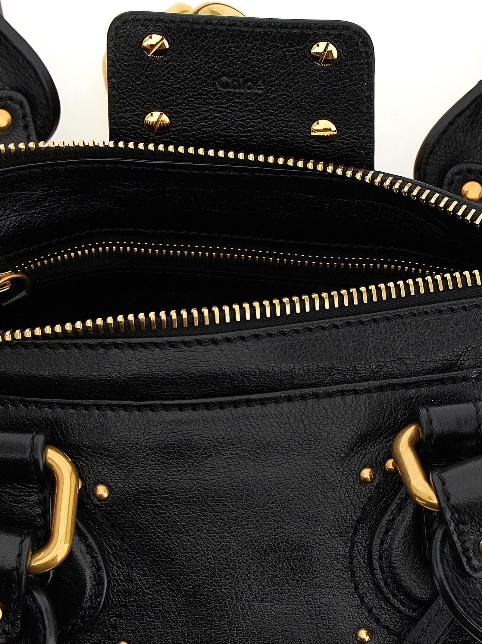 Chloé Black Paddington Handbag