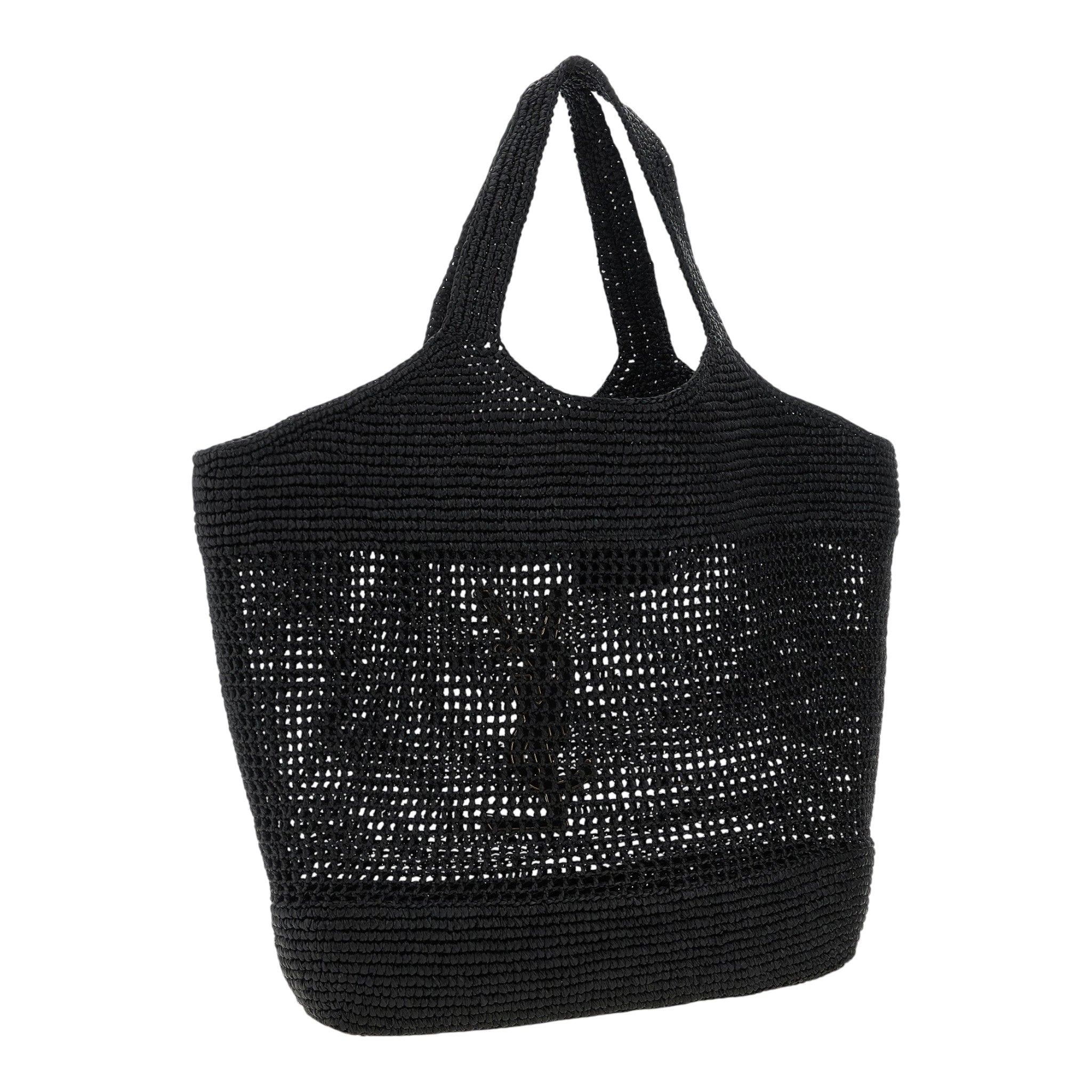 Saint Laurent Black Icare Tote Bag