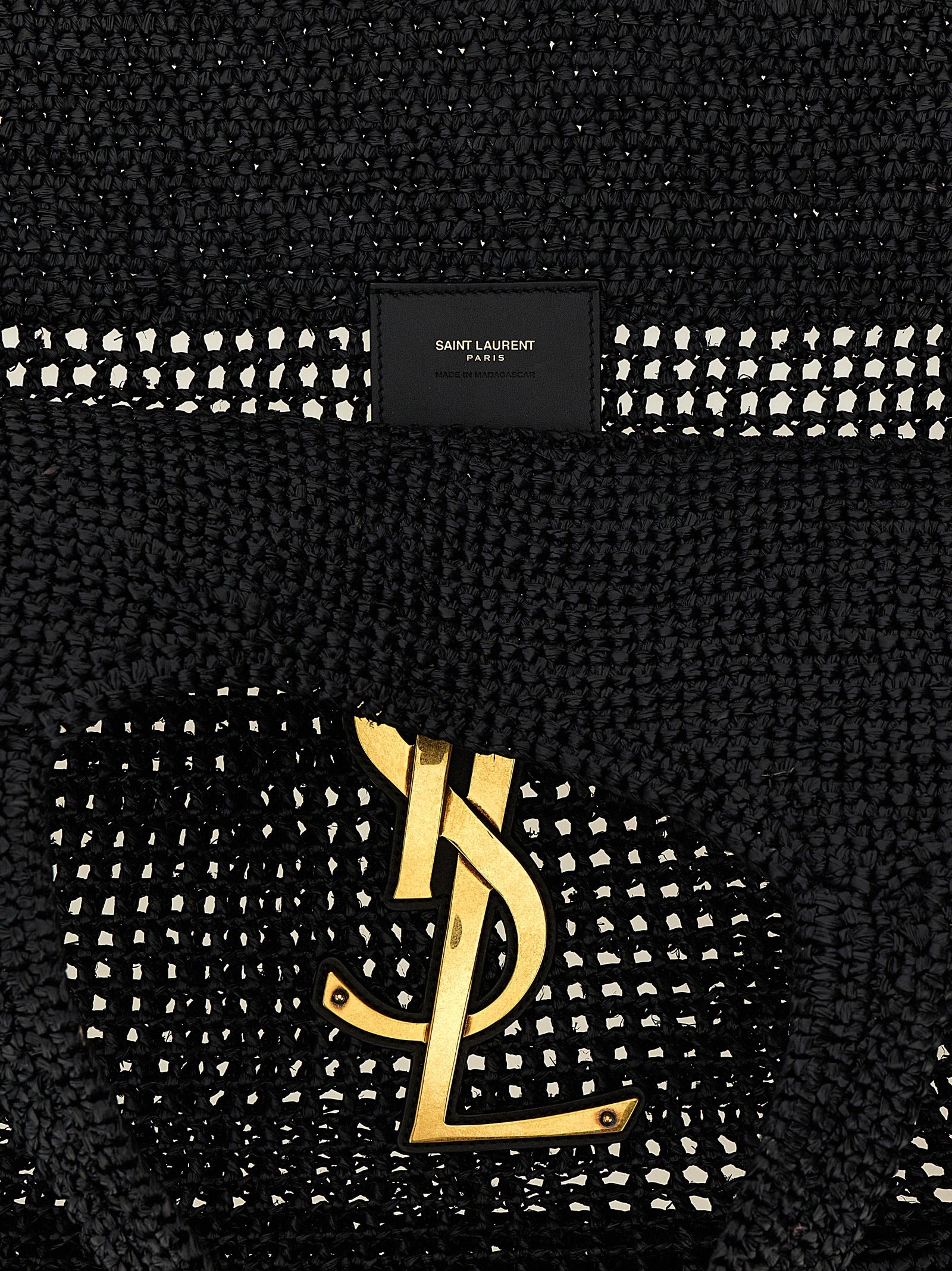 Saint Laurent Black Icare Tote Bag