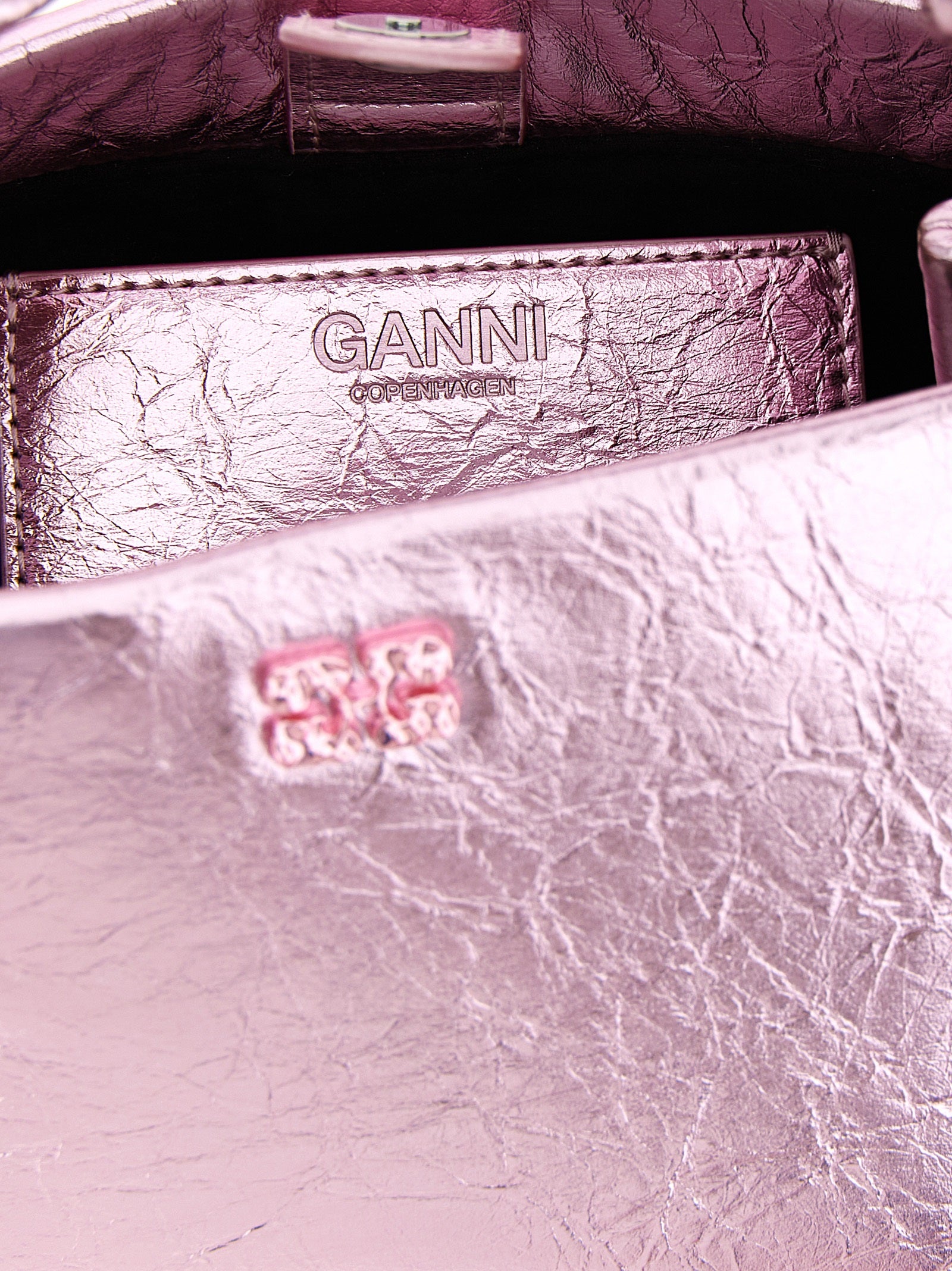 Ganni Pink Bou mini Handbag