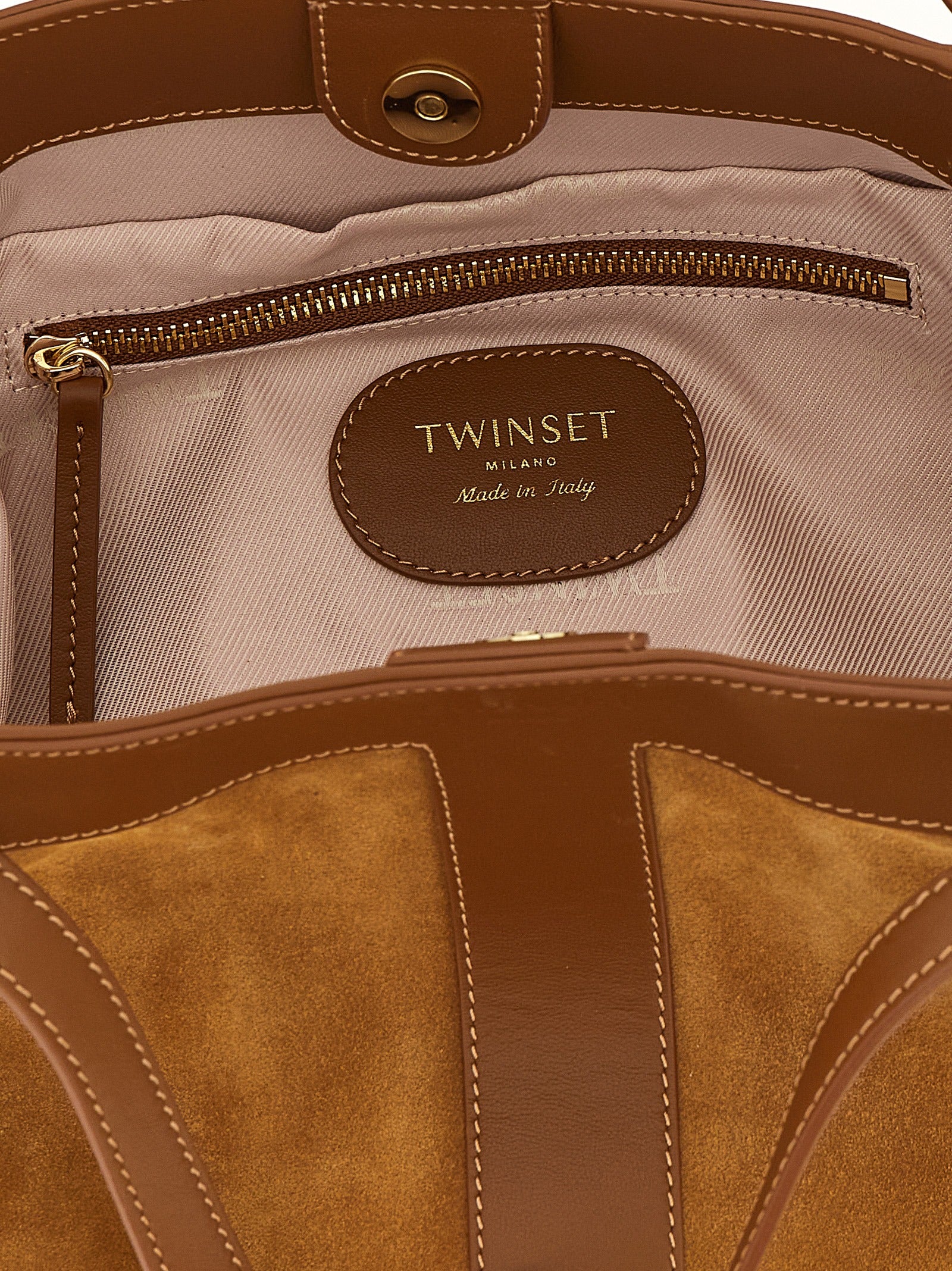 Twinset Brown Shoulder Bag