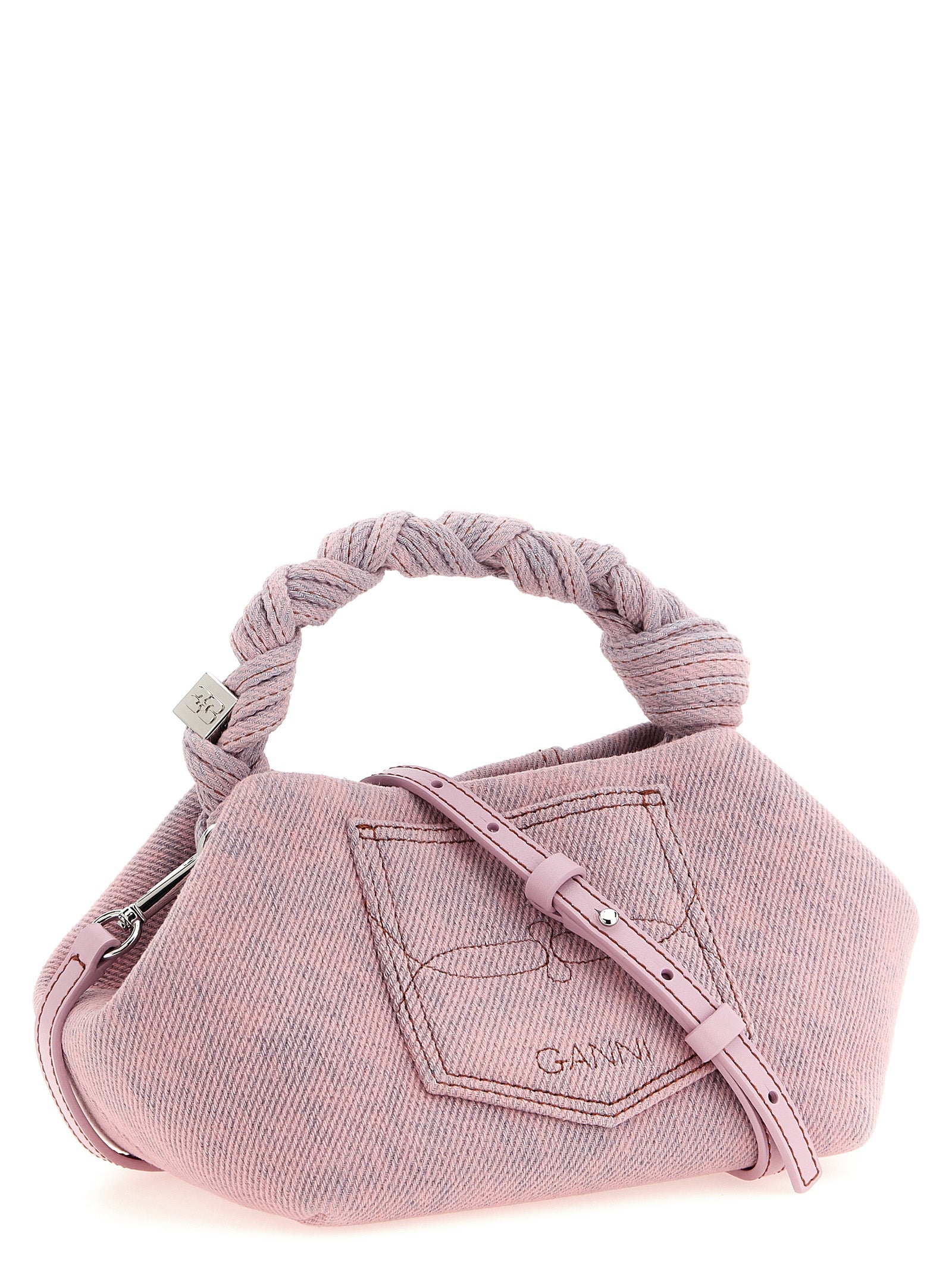 Ganni Pink Small Bou Handbag